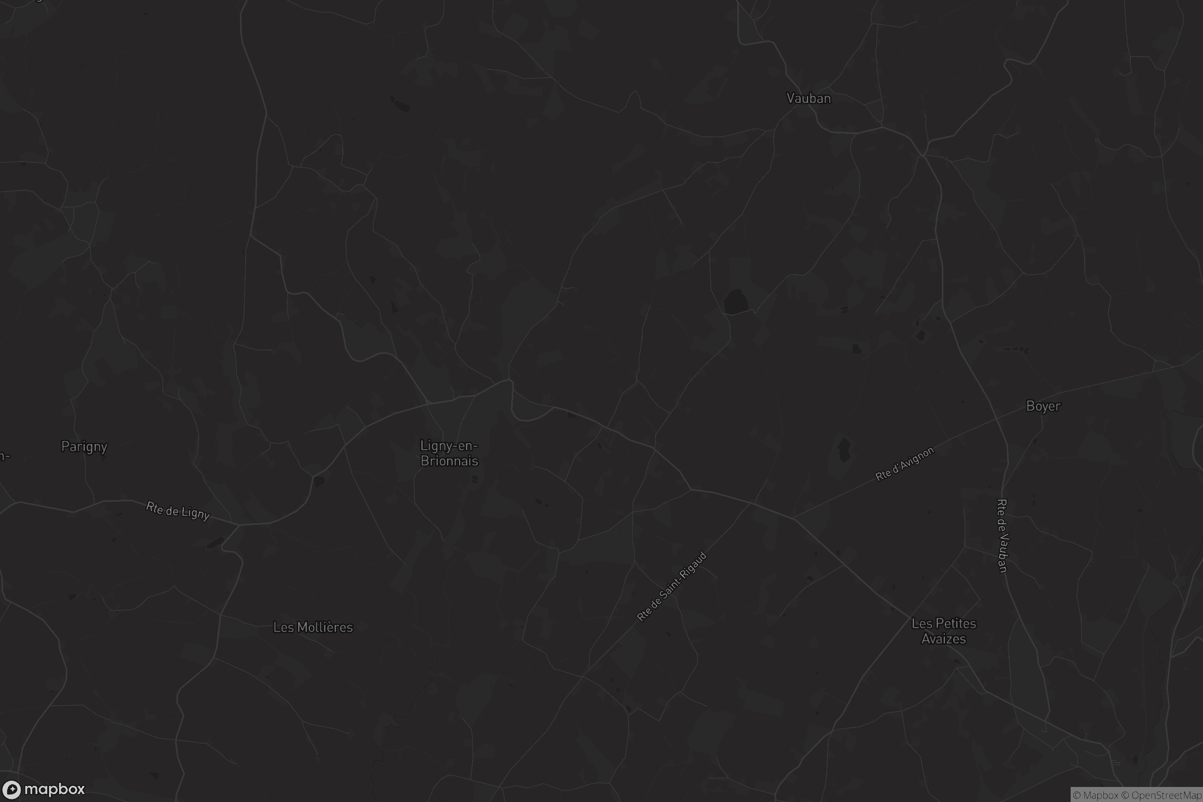 Carte de Ligny-en-Brionnais