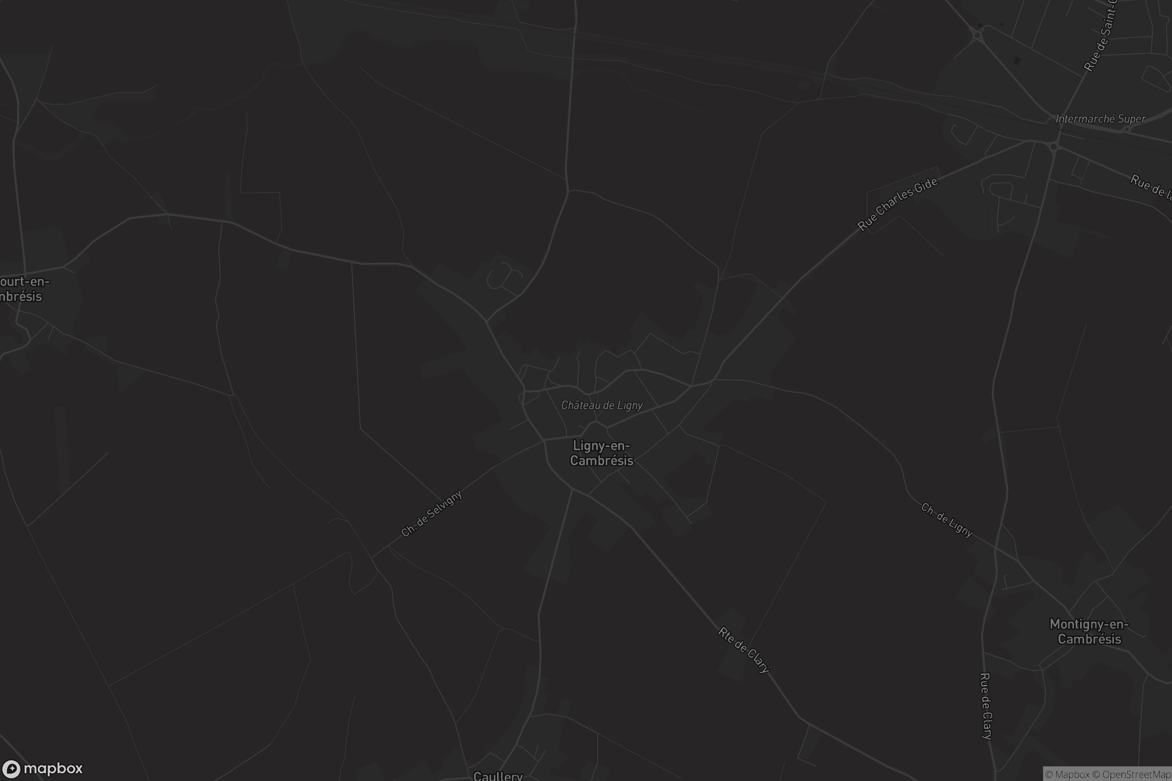 Carte de Ligny-en-Cambrésis