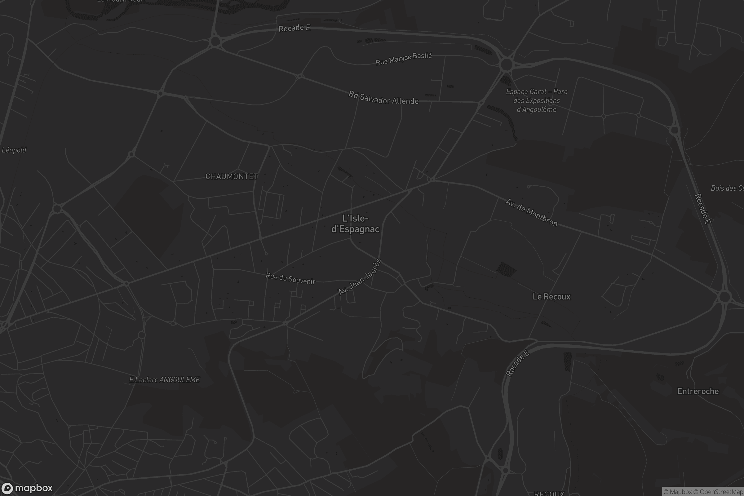 Carte de L'Isle-d'Espagnac