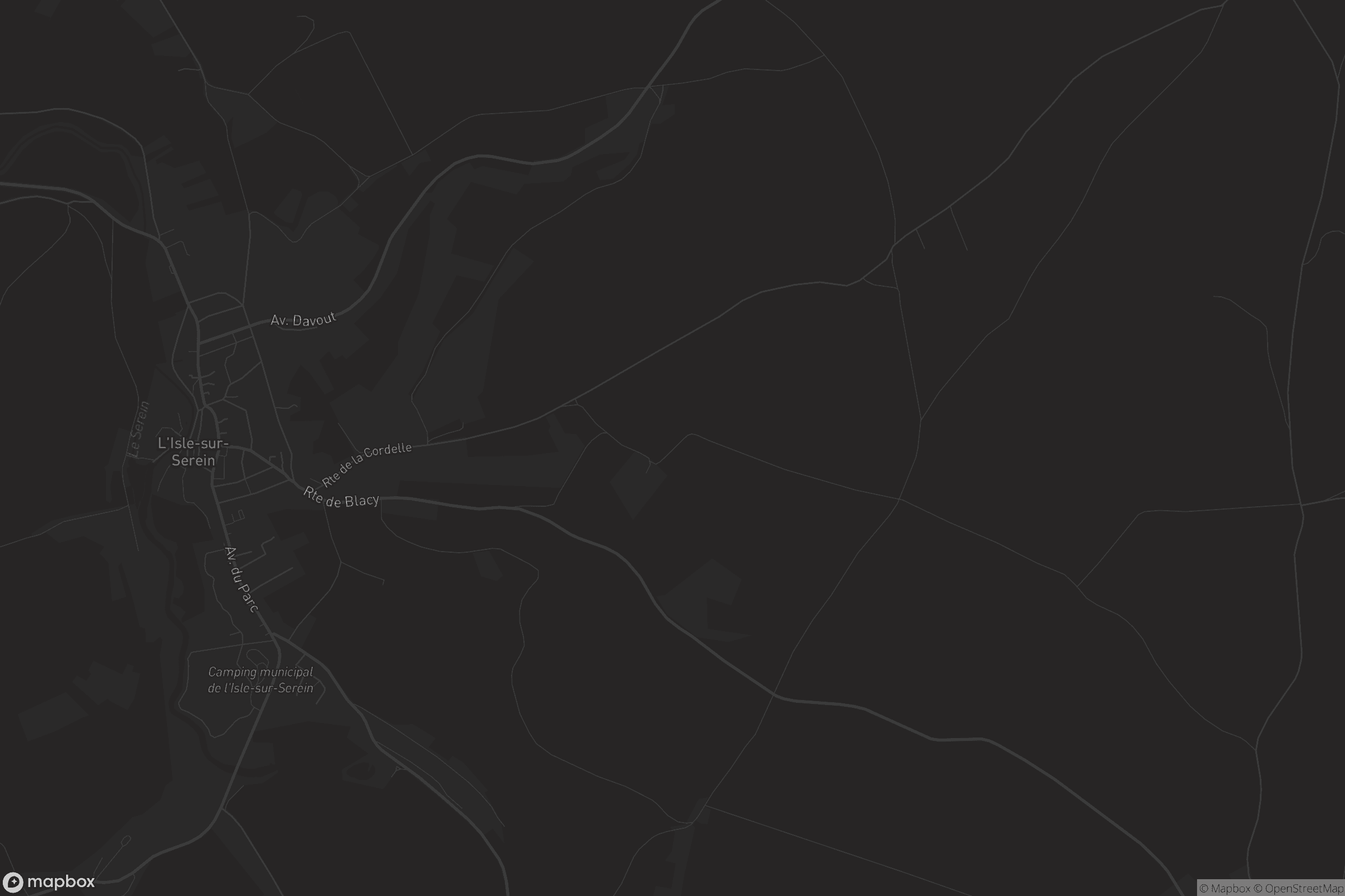 Carte de L'Isle-sur-Serein