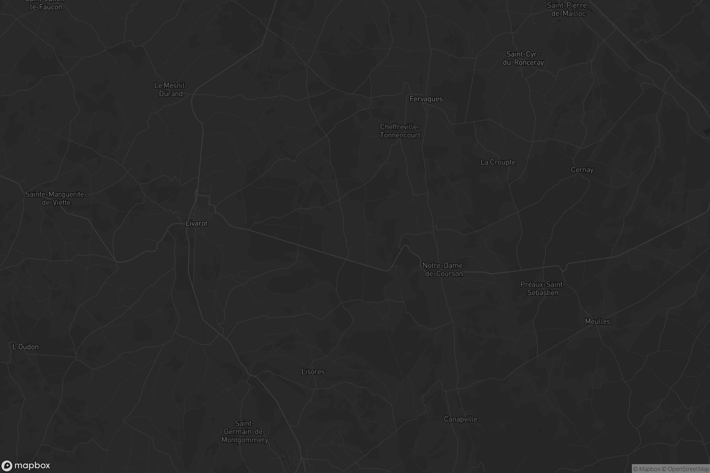 Carte de Livarot-Pays-d'Auge