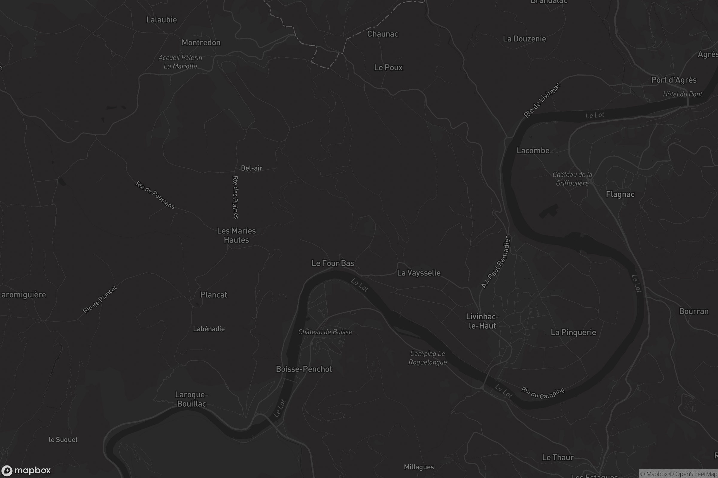 Carte de Livinhac-le-Haut