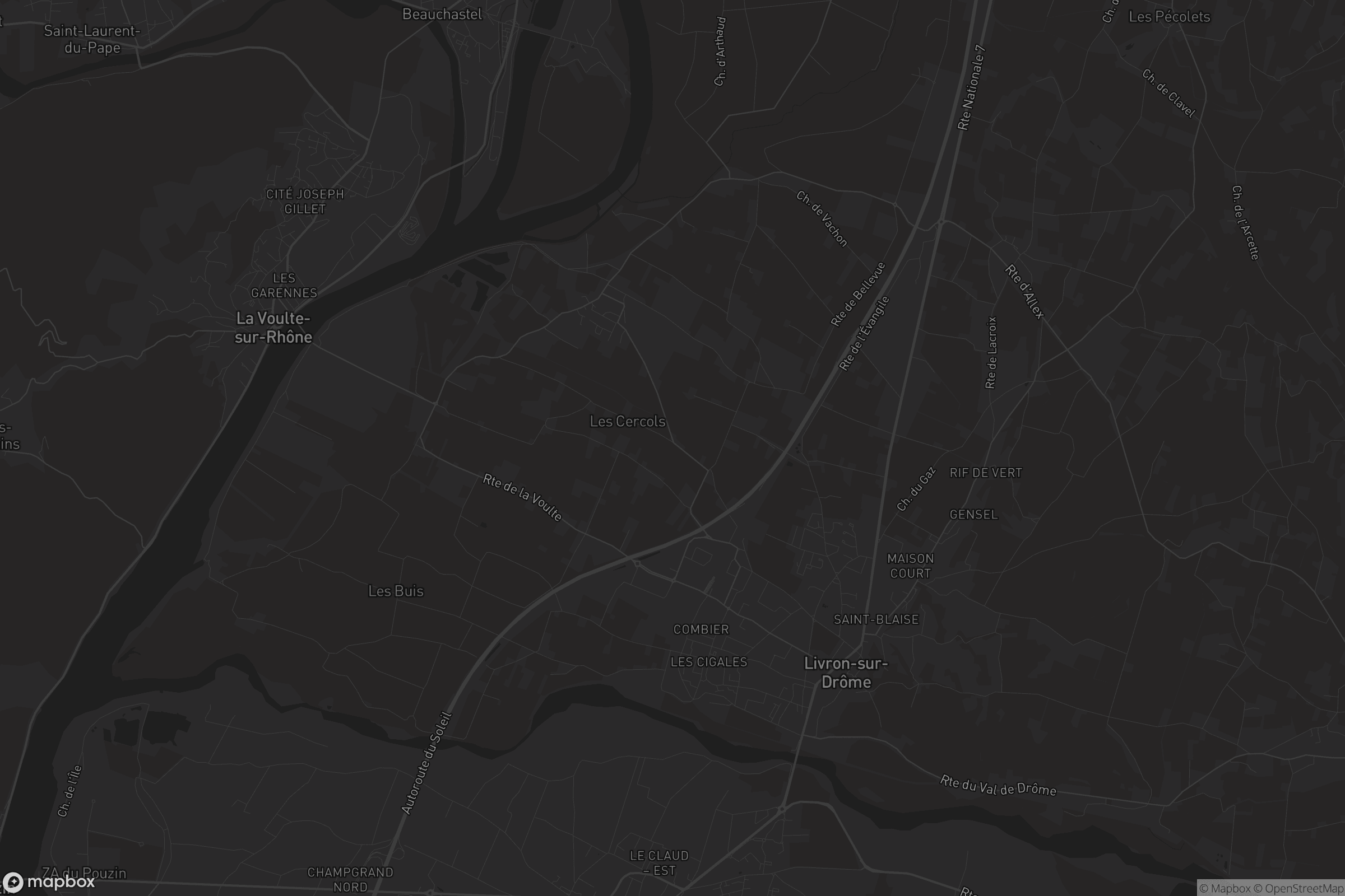 Carte de Livron-sur-Drôme