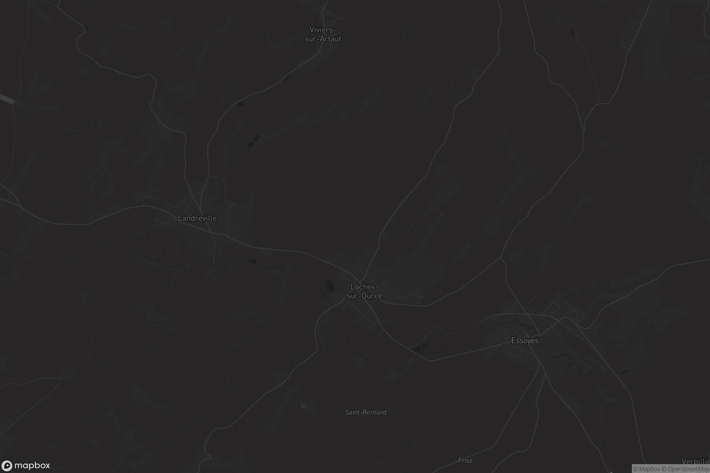 Carte de Loches-sur-Ource