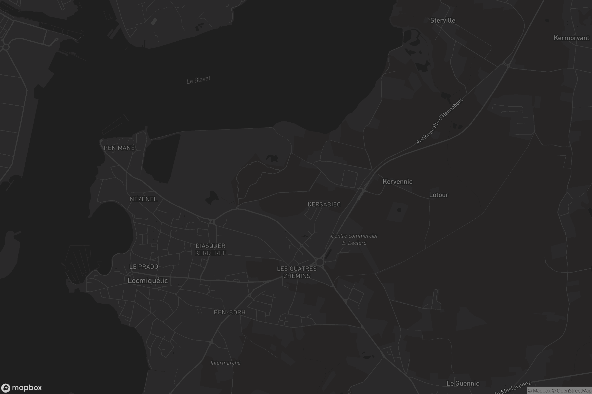 Carte de Locmiquélic