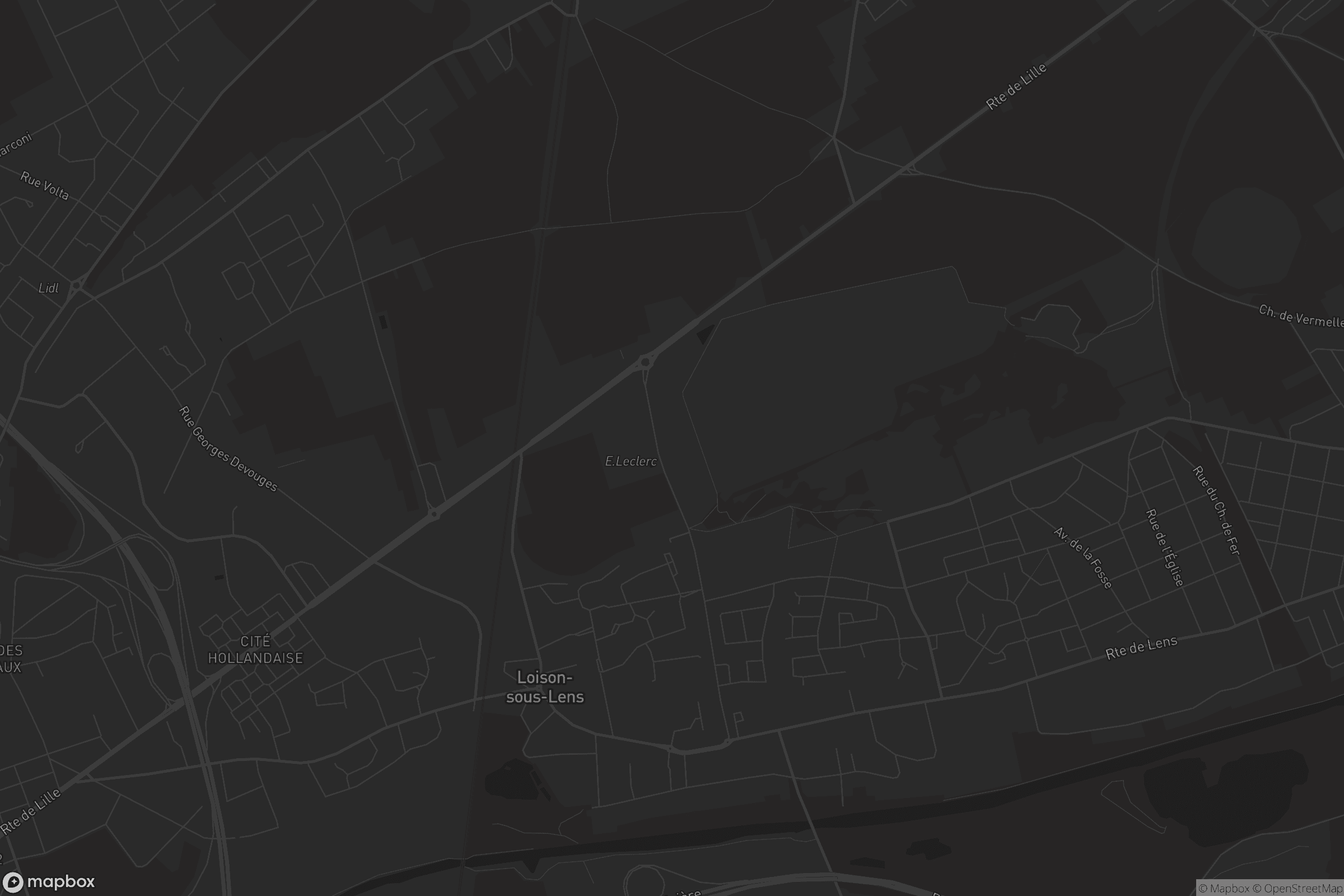 Carte de Loison-sous-Lens