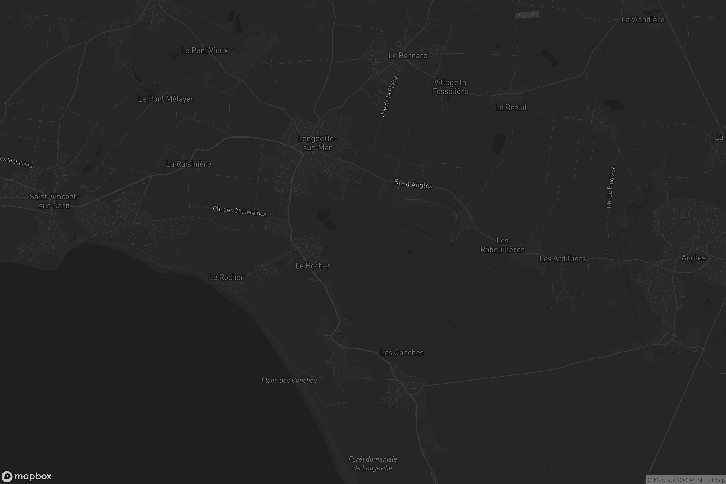 Carte de Longeville-sur-Mer