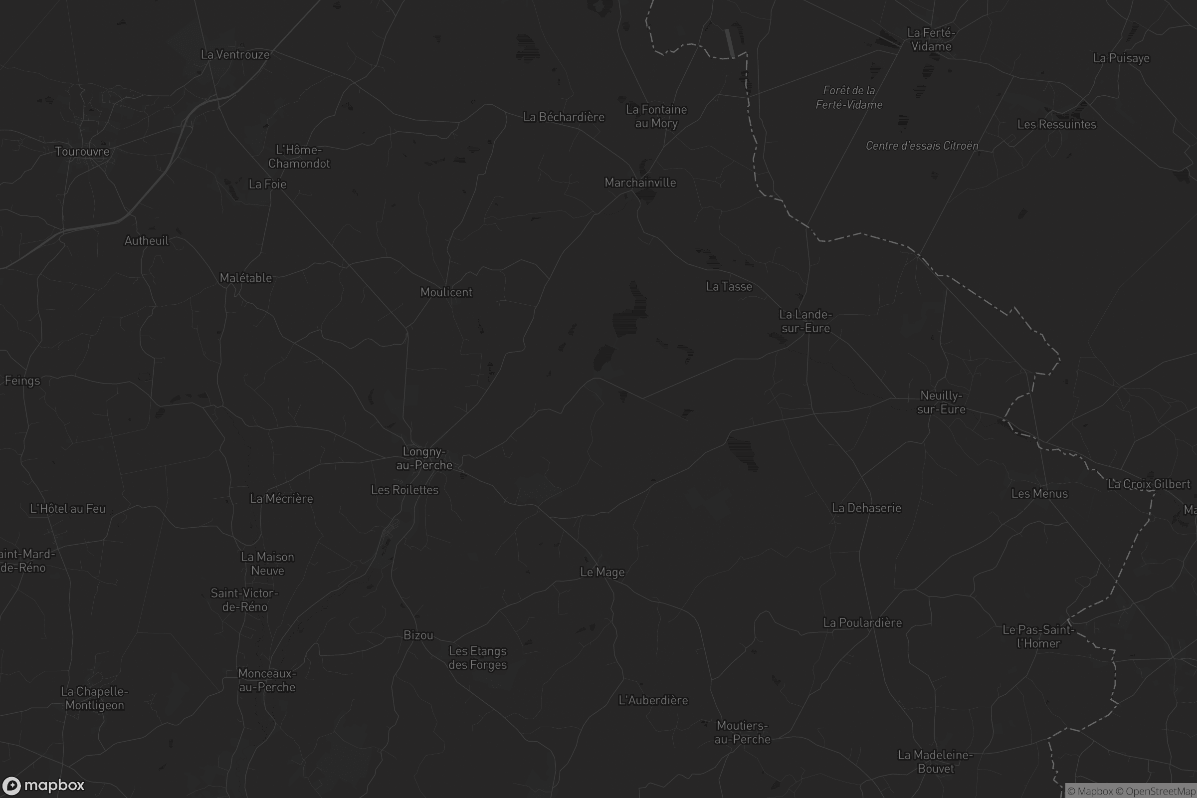Carte de Longny les Villages