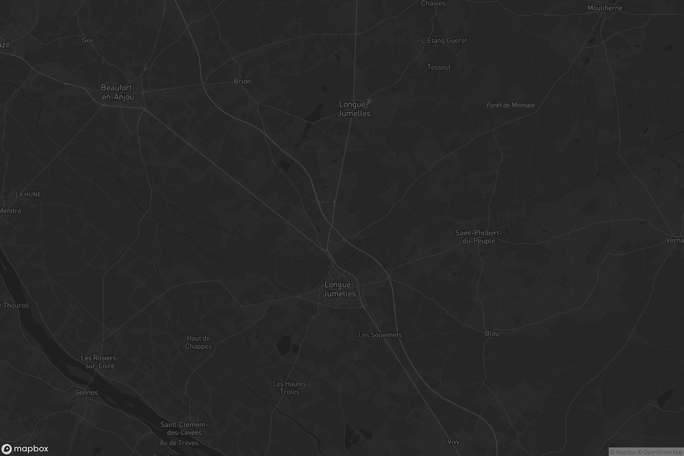 Carte de Longué-Jumelles