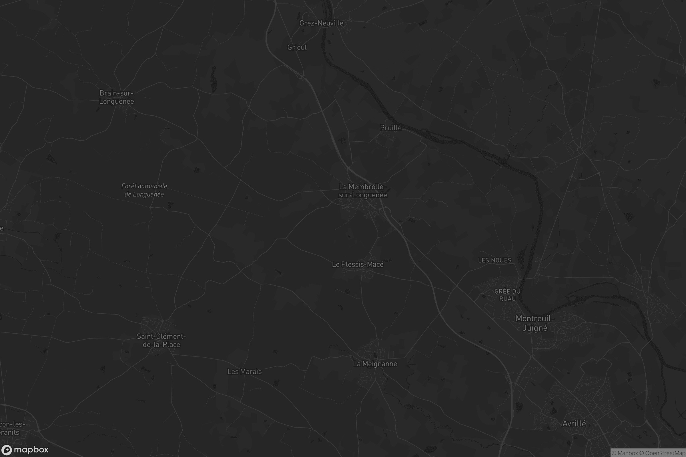 Carte de Longuenée-en-Anjou