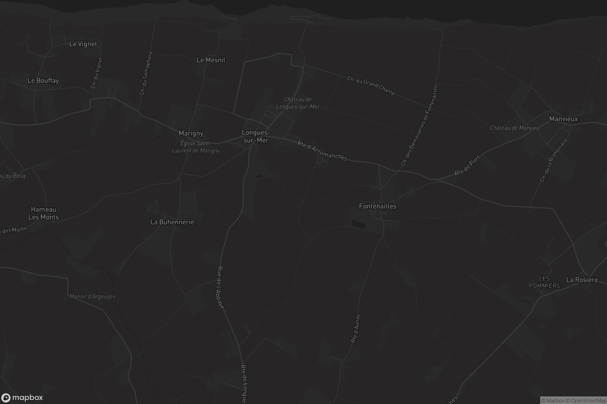 Carte de Longues-sur-Mer