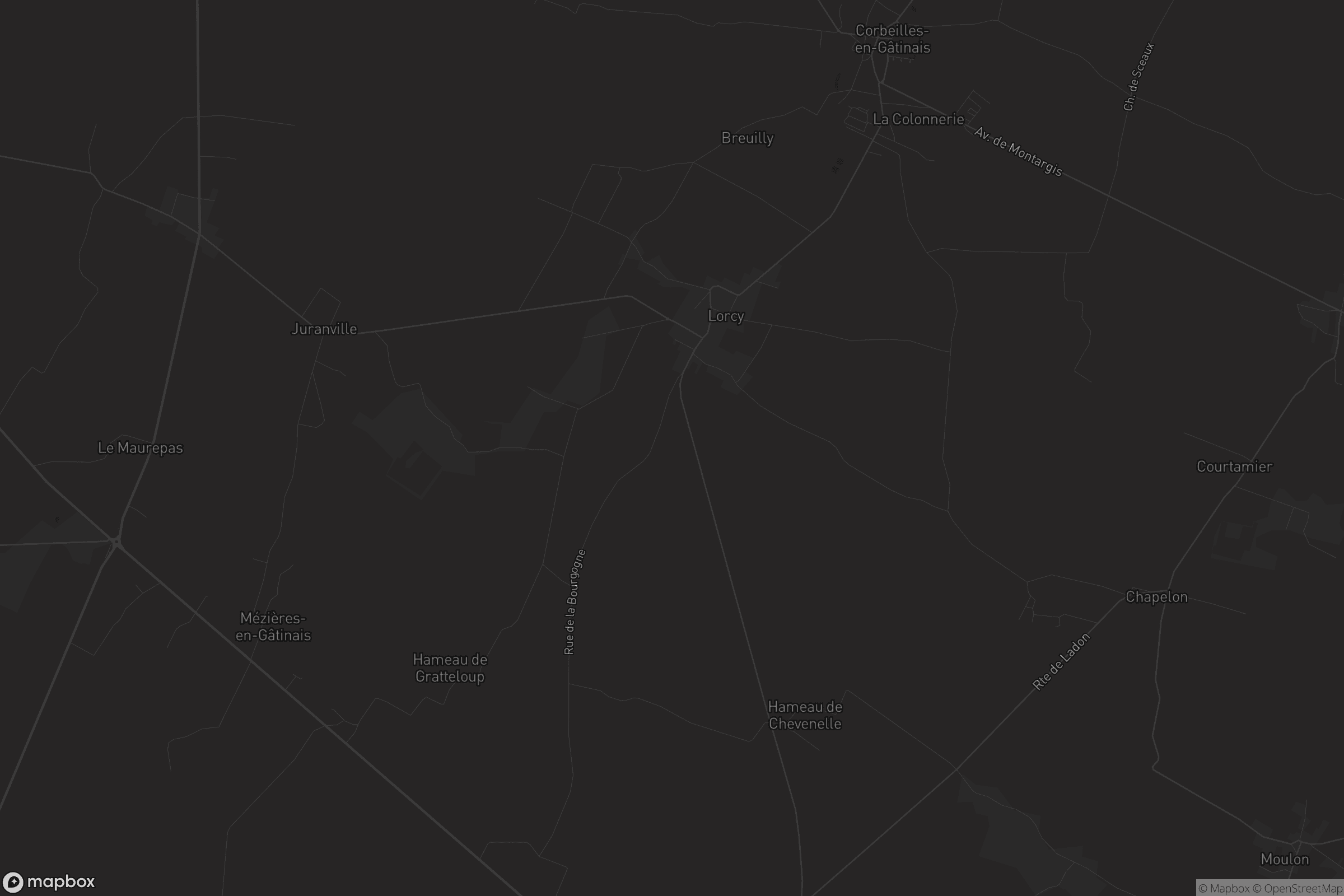 Carte de Lorcy