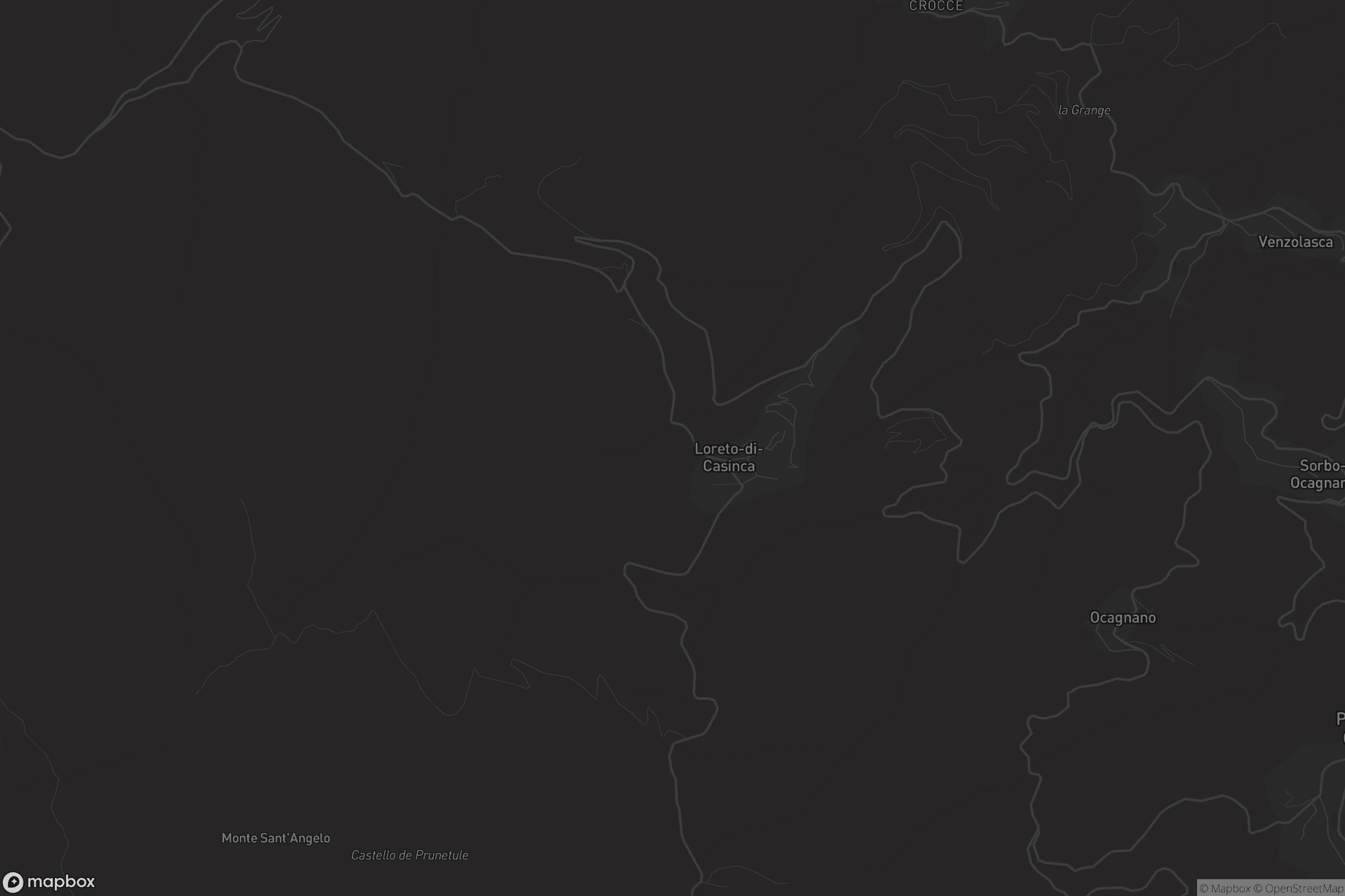 Carte de Loreto-di-Casinca