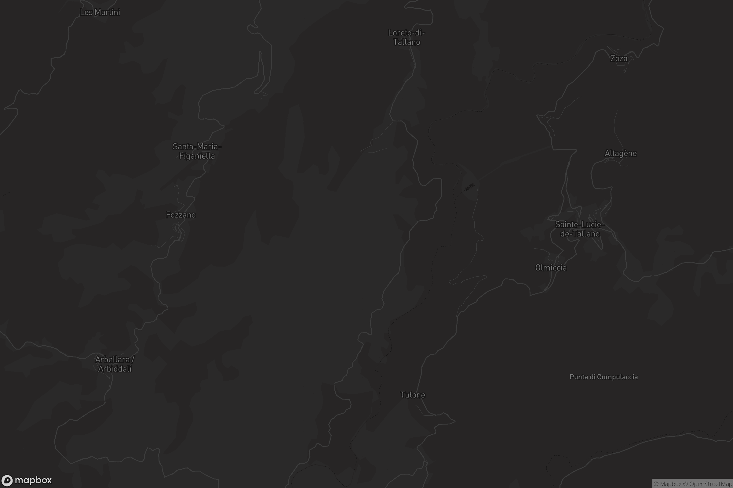 Carte de Loreto-di-Tallano