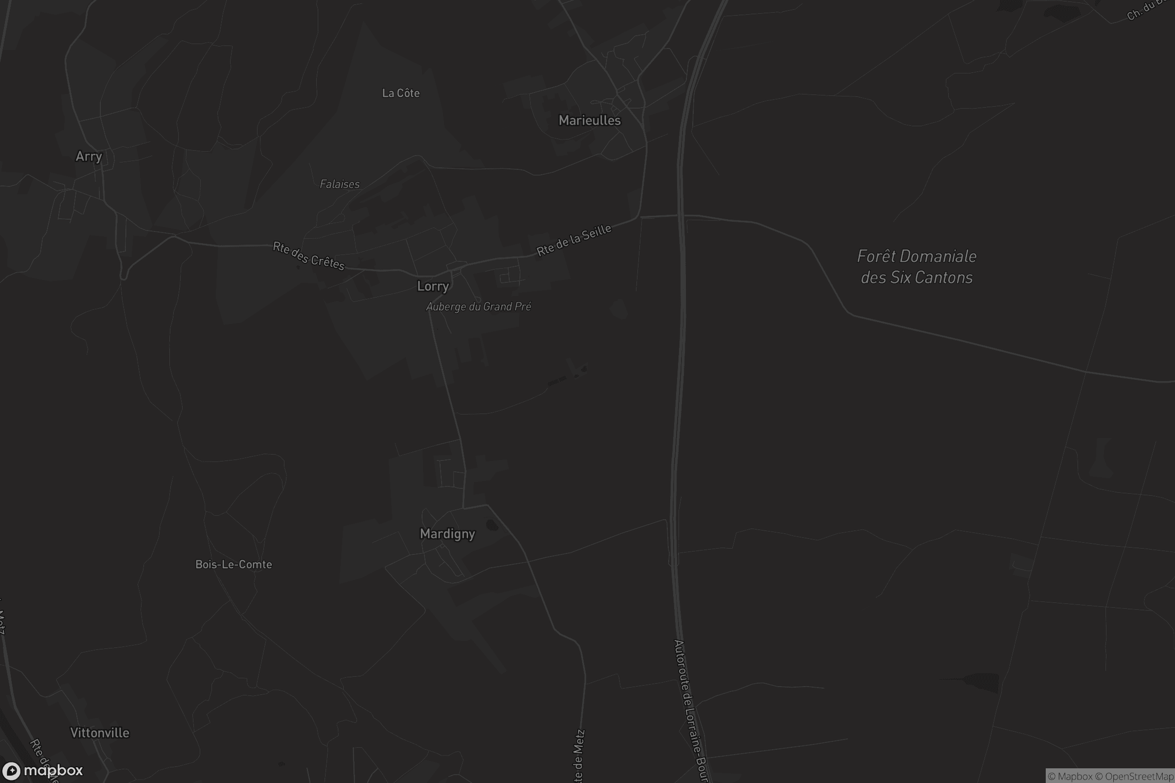 Carte de Lorry-Mardigny