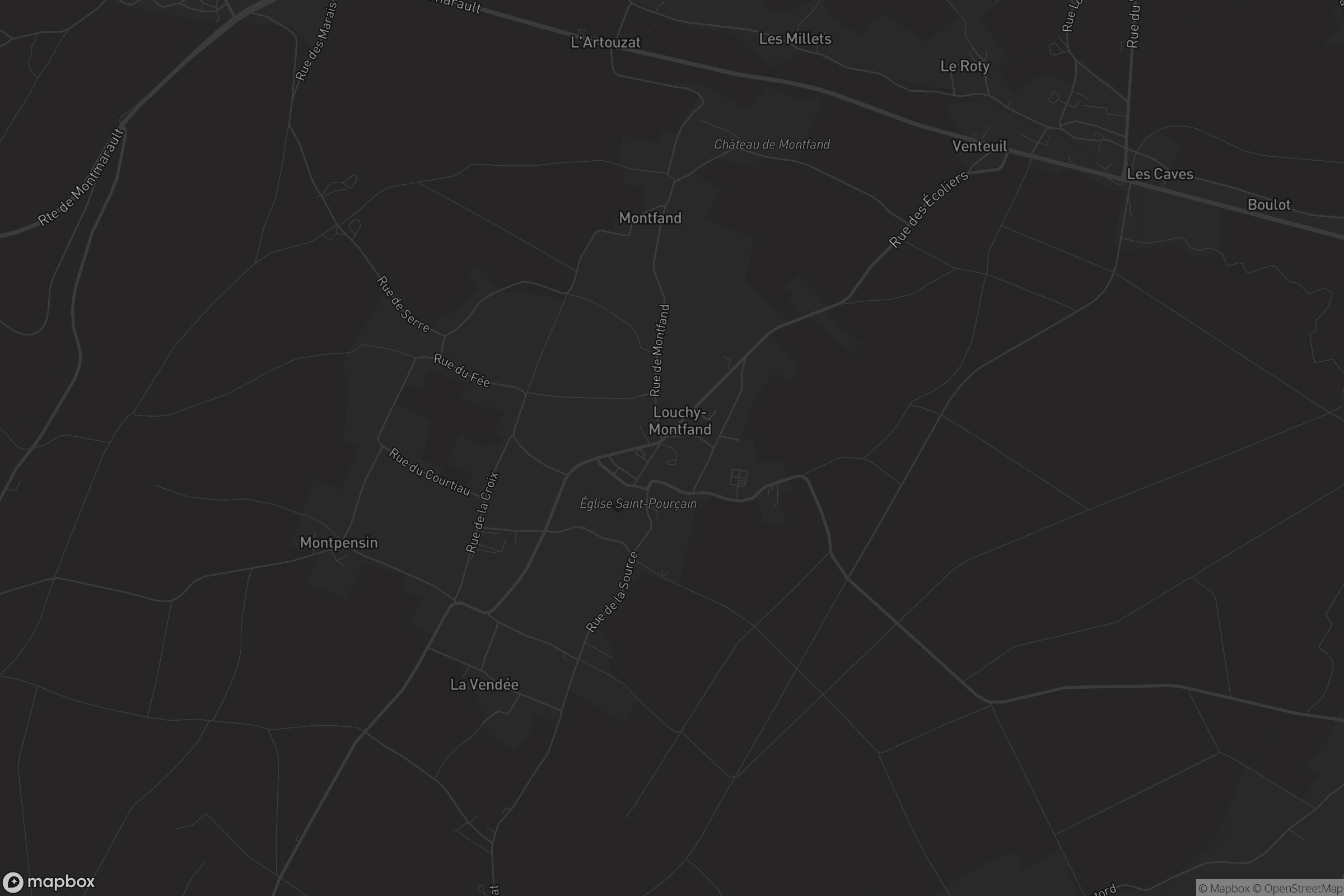 Carte de Louchy-Montfand