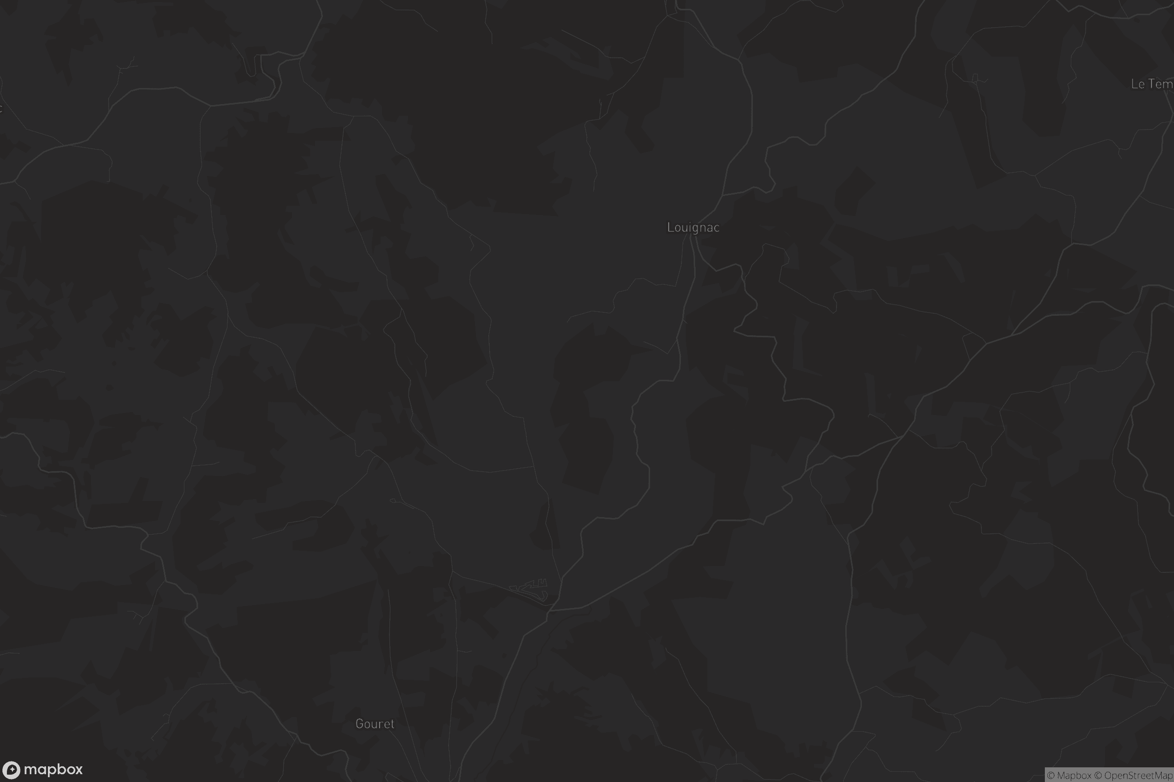 Carte de Louignac