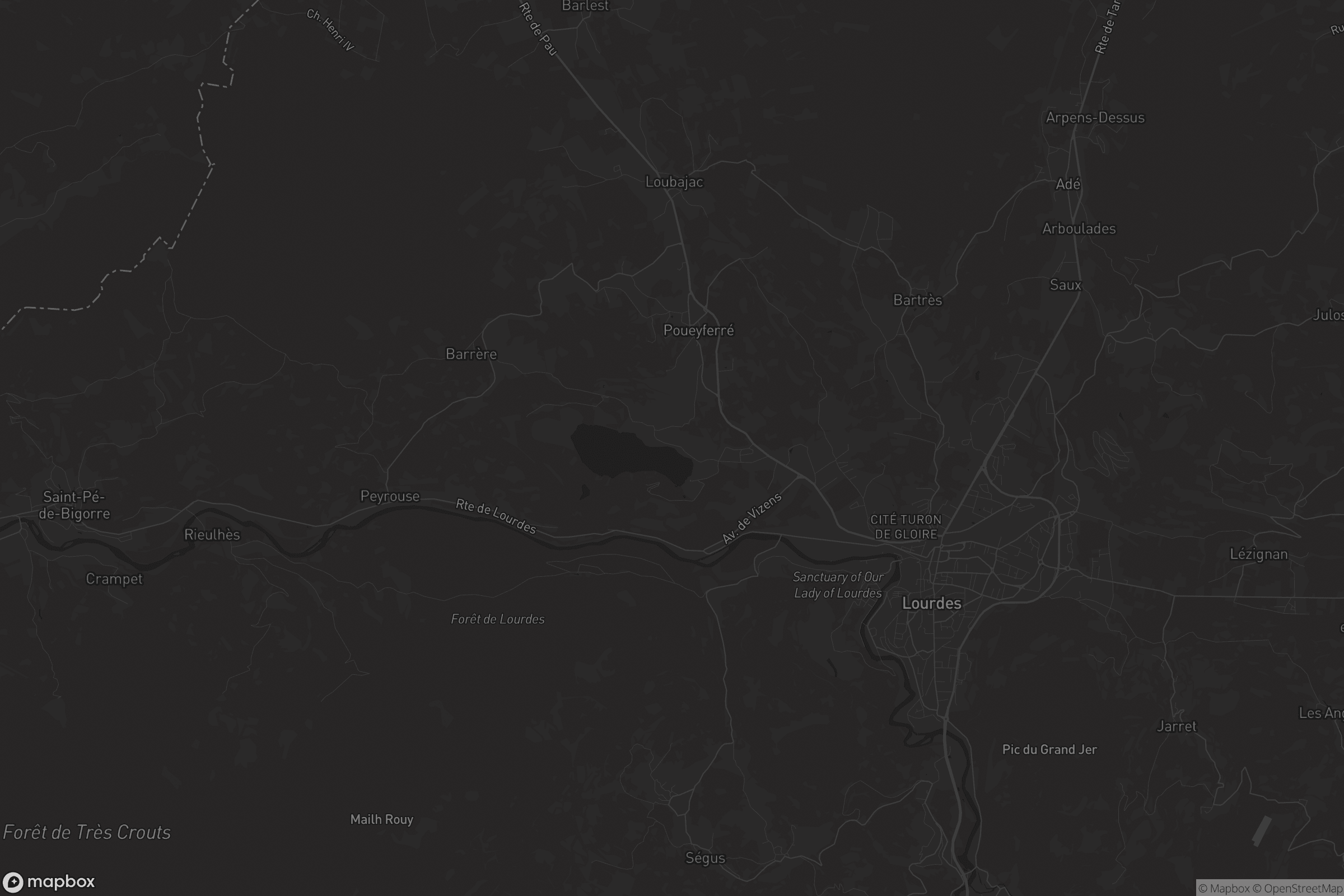 Carte de Lourdes