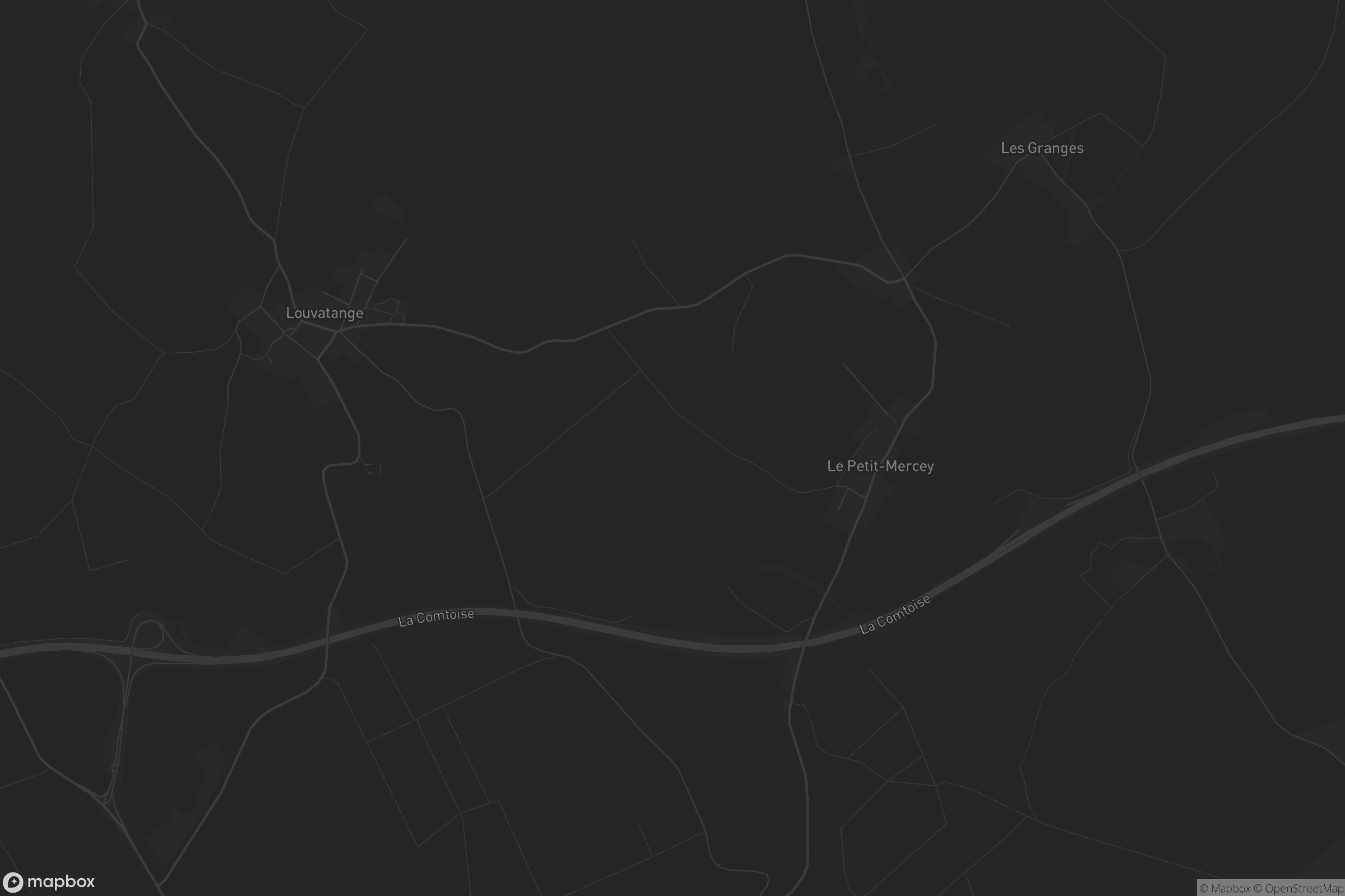 Carte de Louvatange-le-Petit-Mercey
