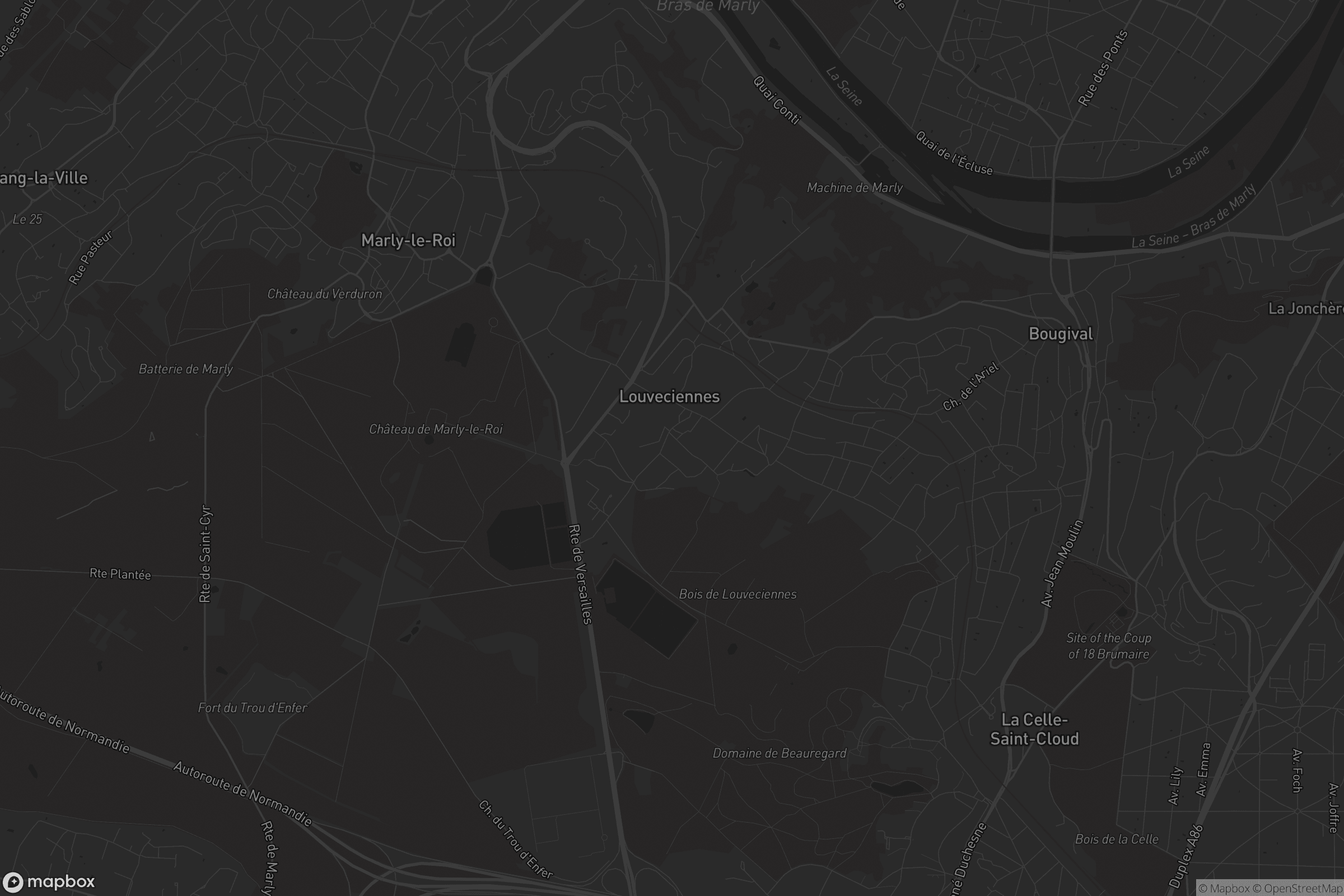 Carte de Louveciennes