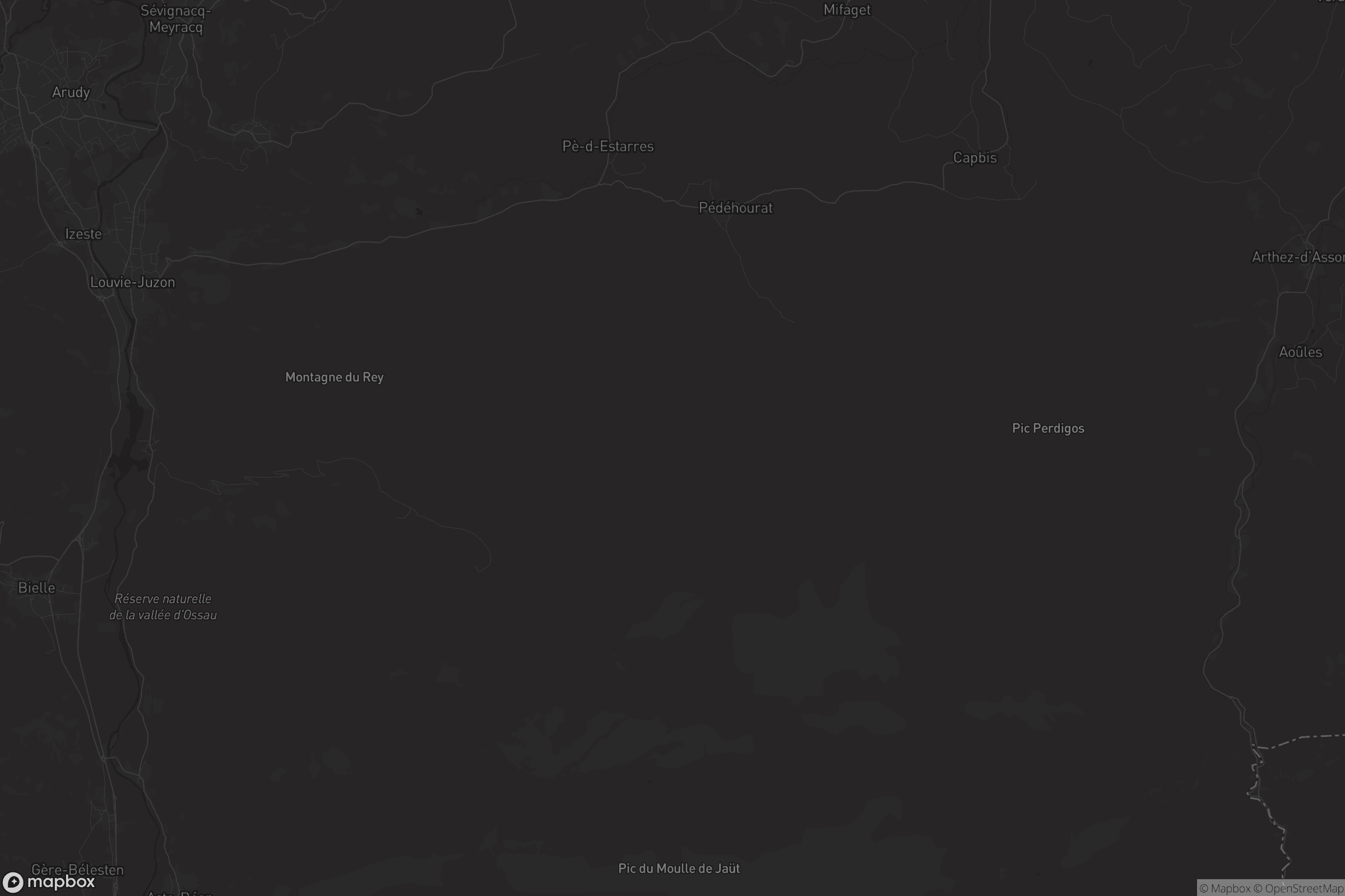 Carte de Louvie-Juzon