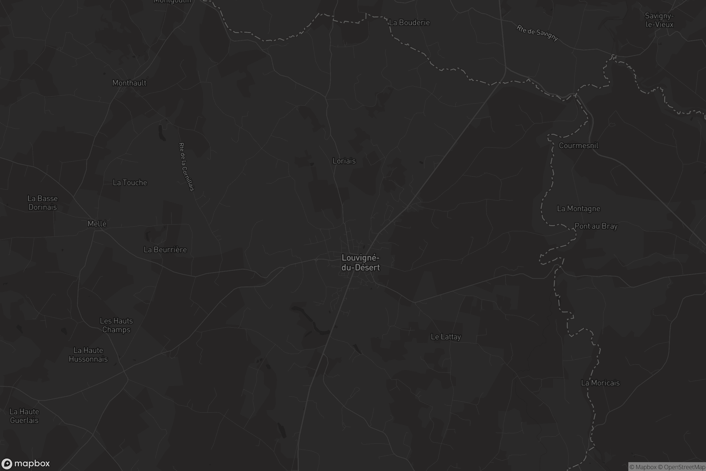 Carte de Louvigné-du-Désert