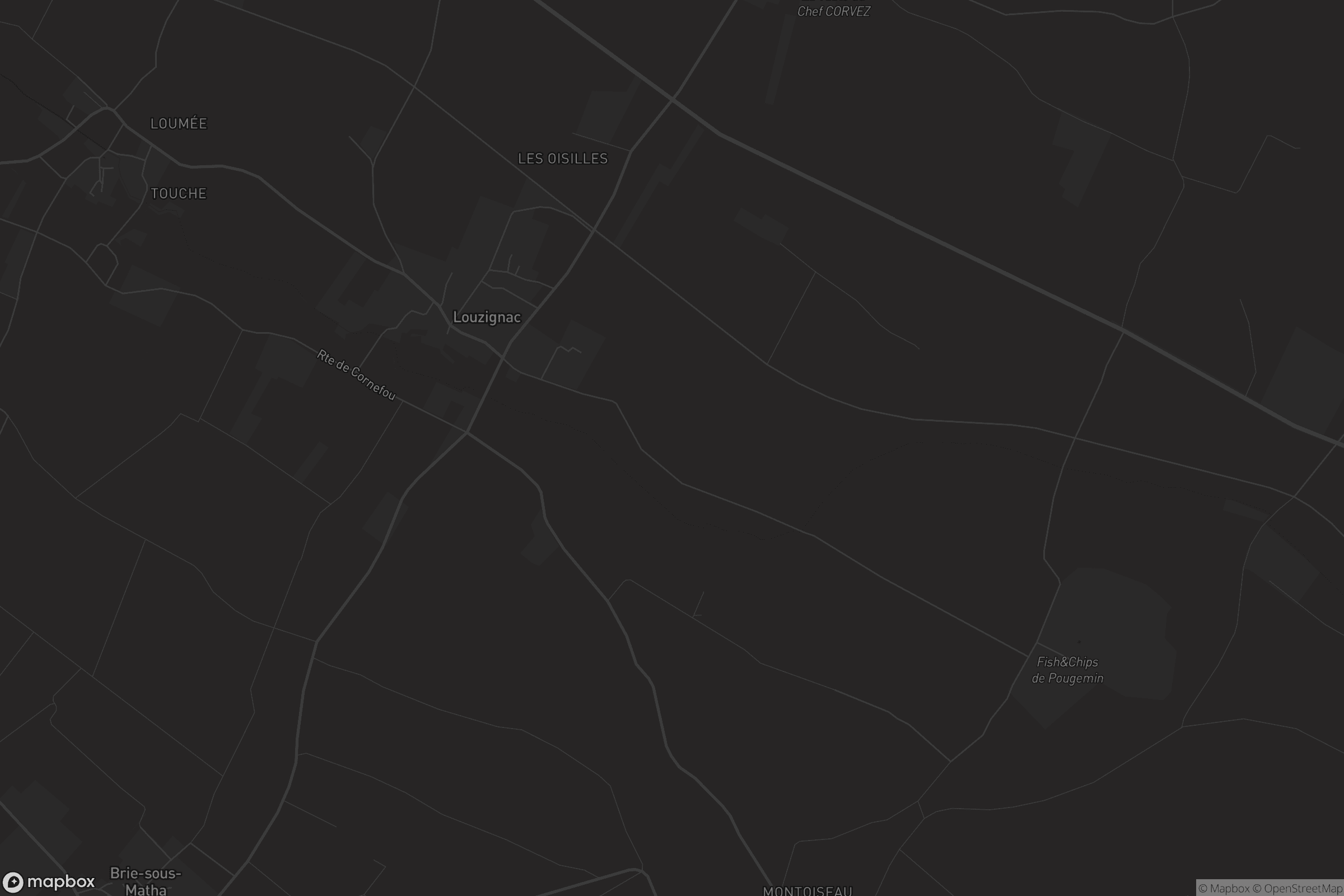 Carte de Louzignac