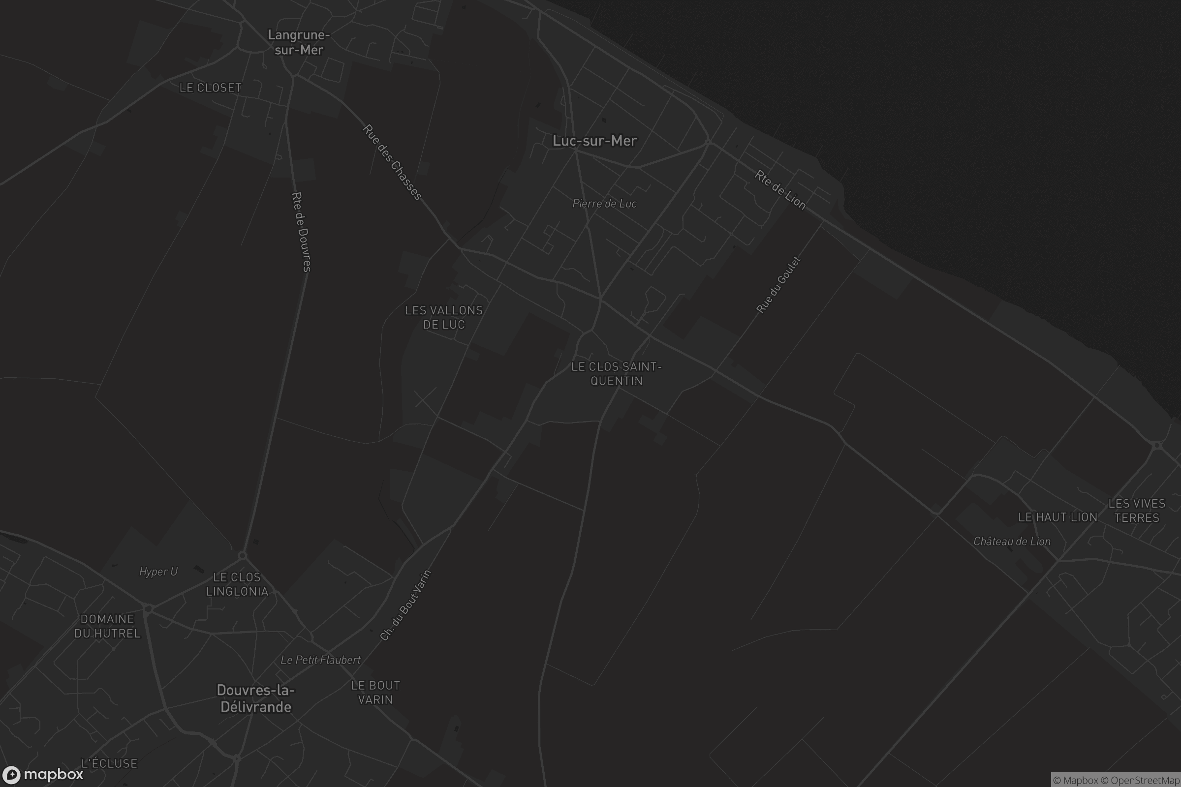 Carte de Luc-sur-Mer