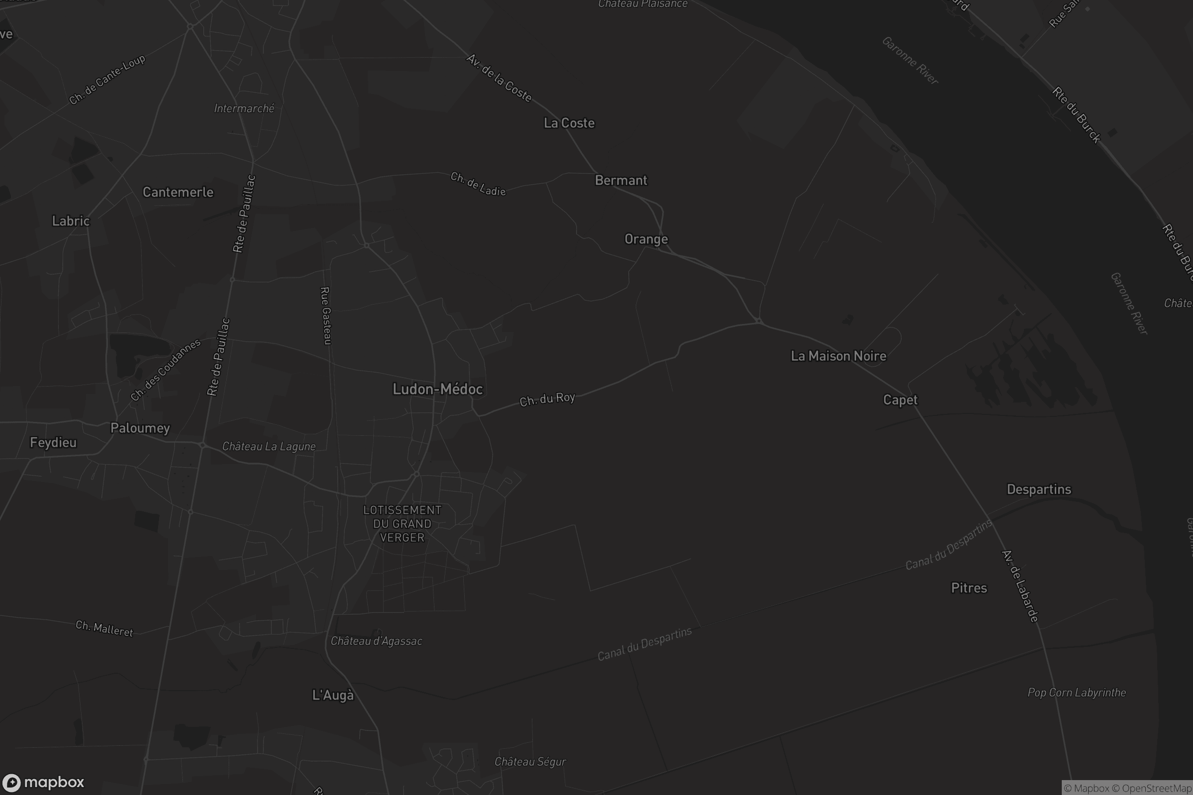 Carte de Ludon-Médoc