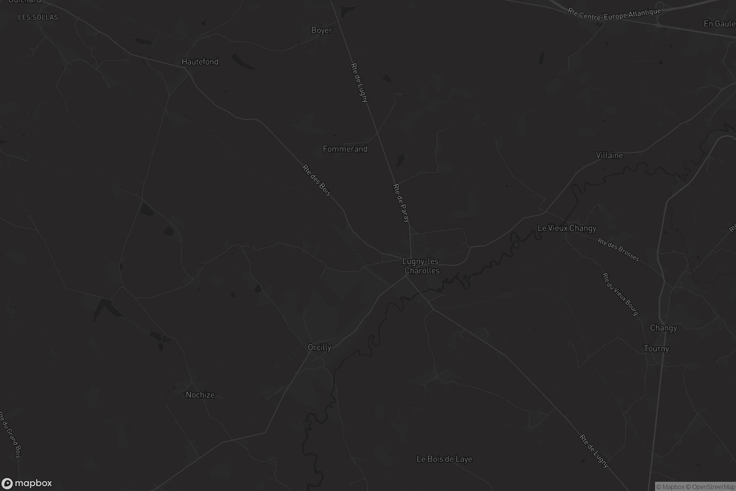 Carte de Lugny-lès-Charolles