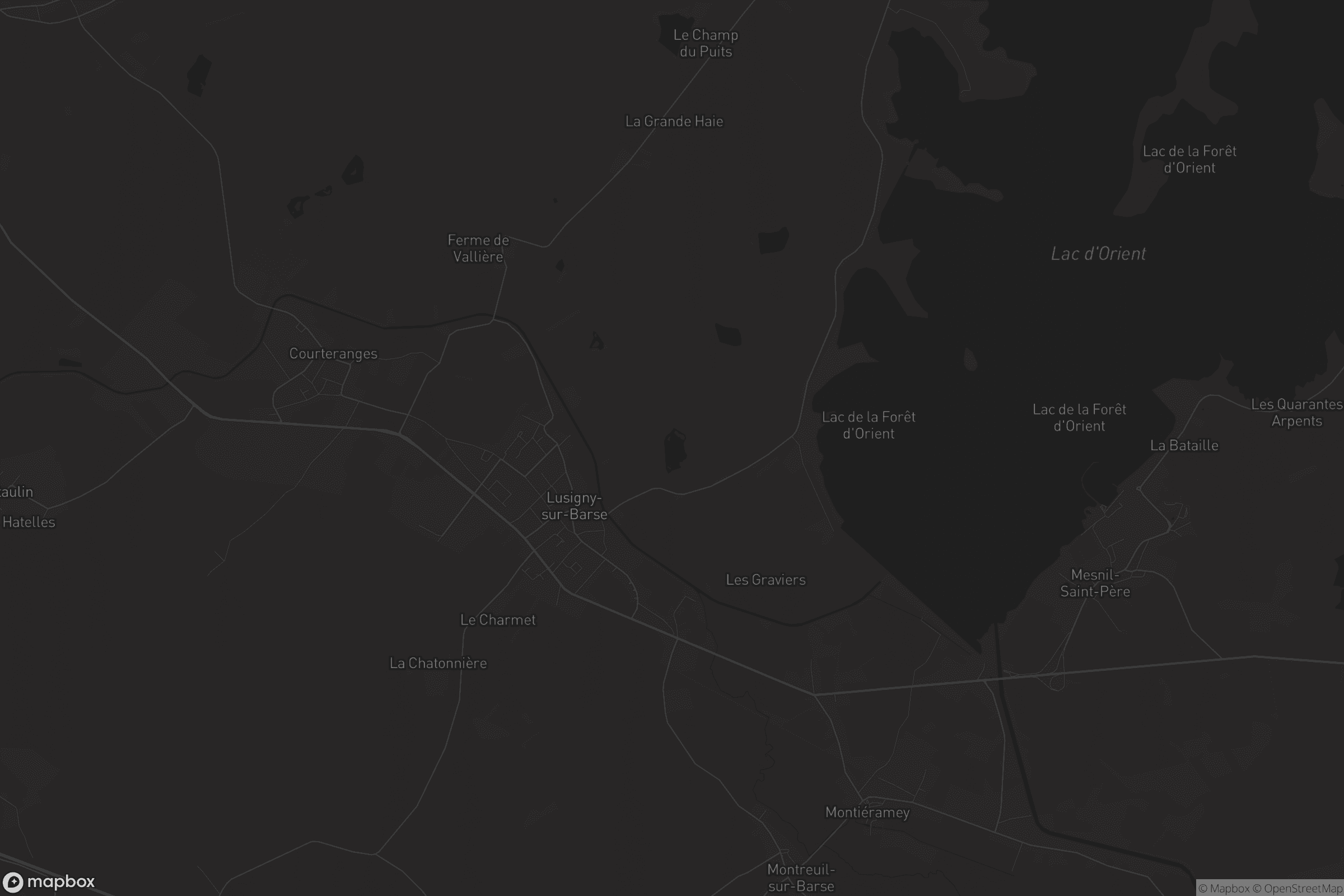 Carte de Lusigny-sur-Barse