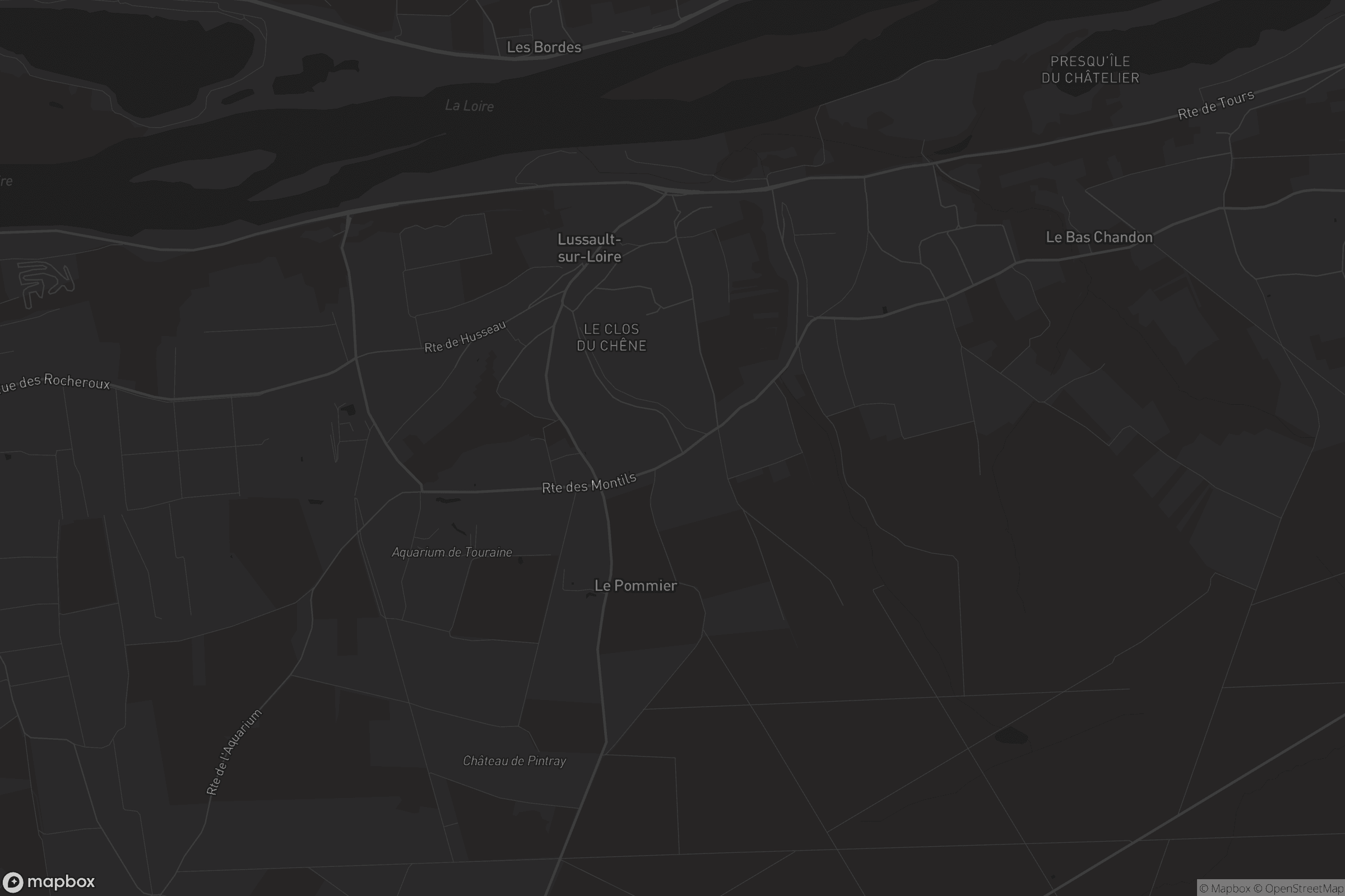 Carte de Lussault-sur-Loire