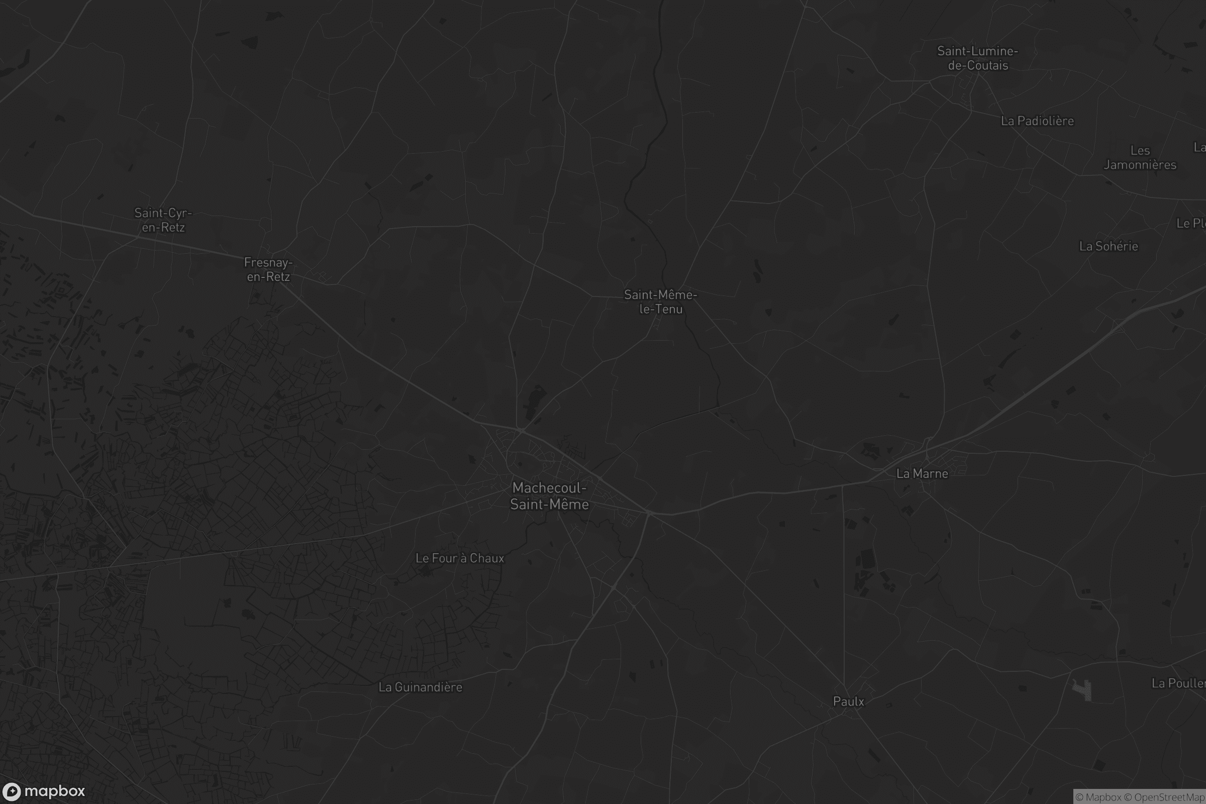 Carte de Machecoul-Saint-Même