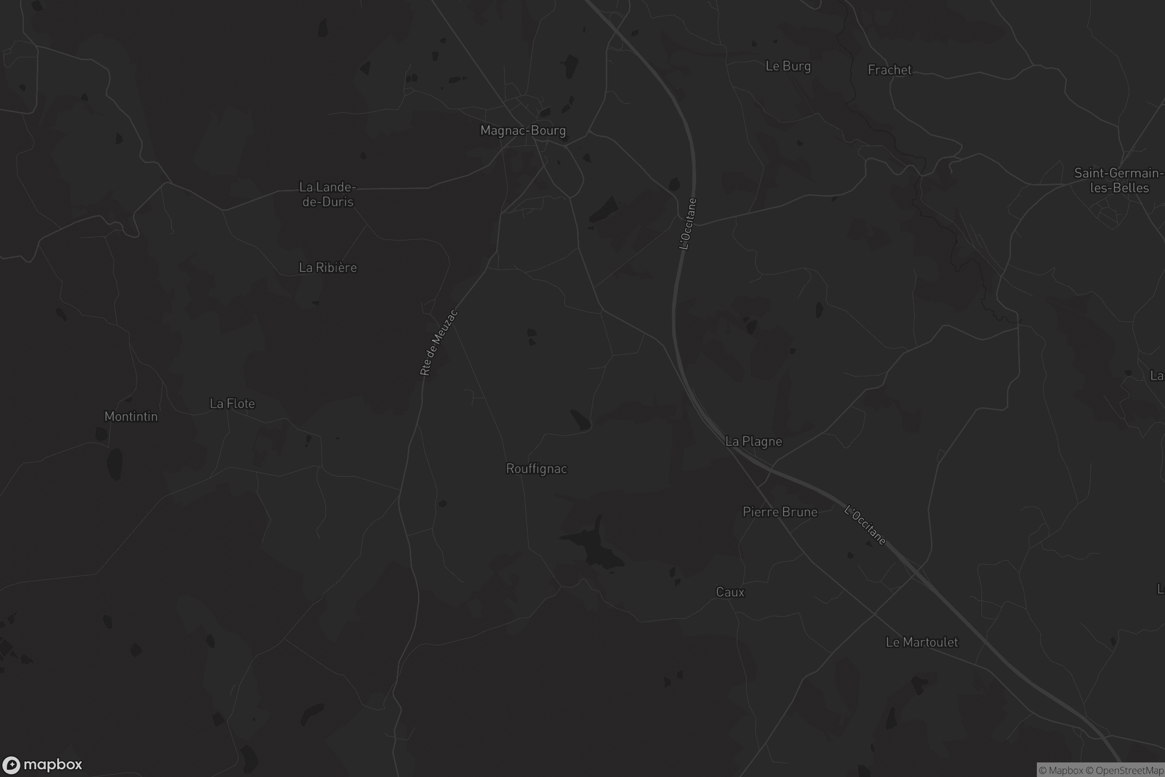 Carte de Magnac-Bourg