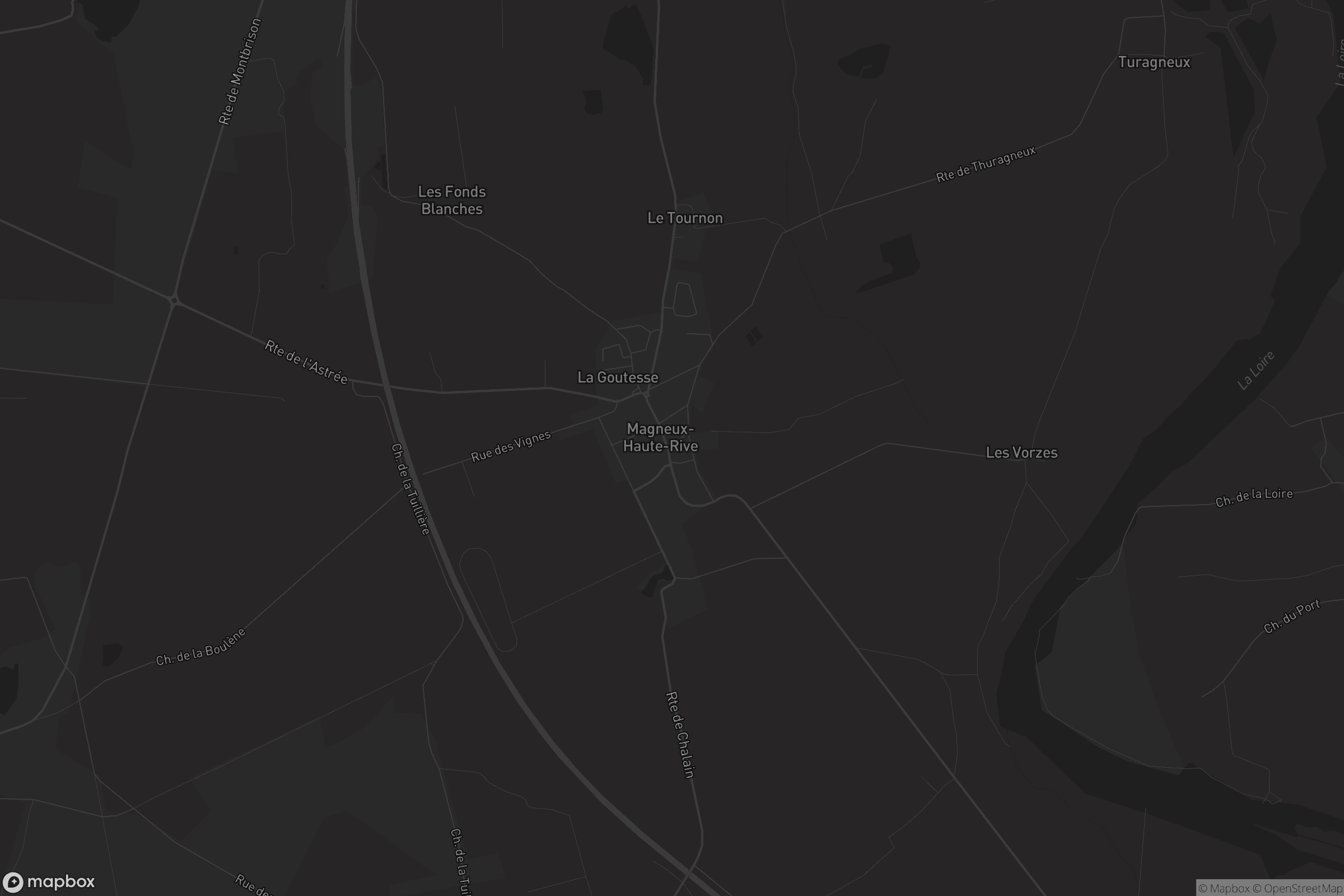 Carte de Magneux-Haute-Rive