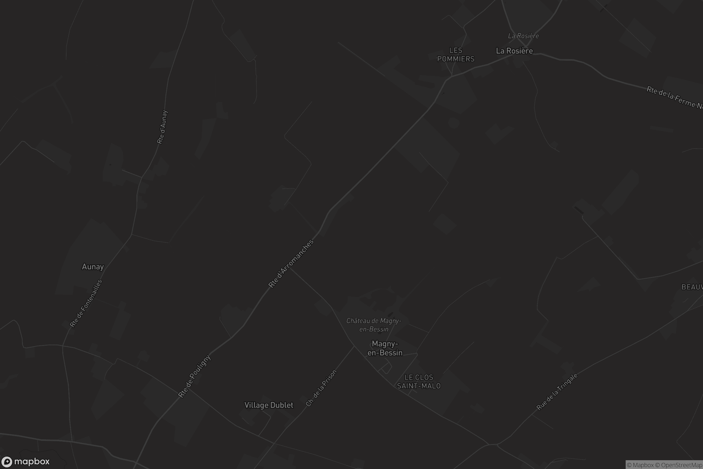 Carte de Magny-en-Bessin