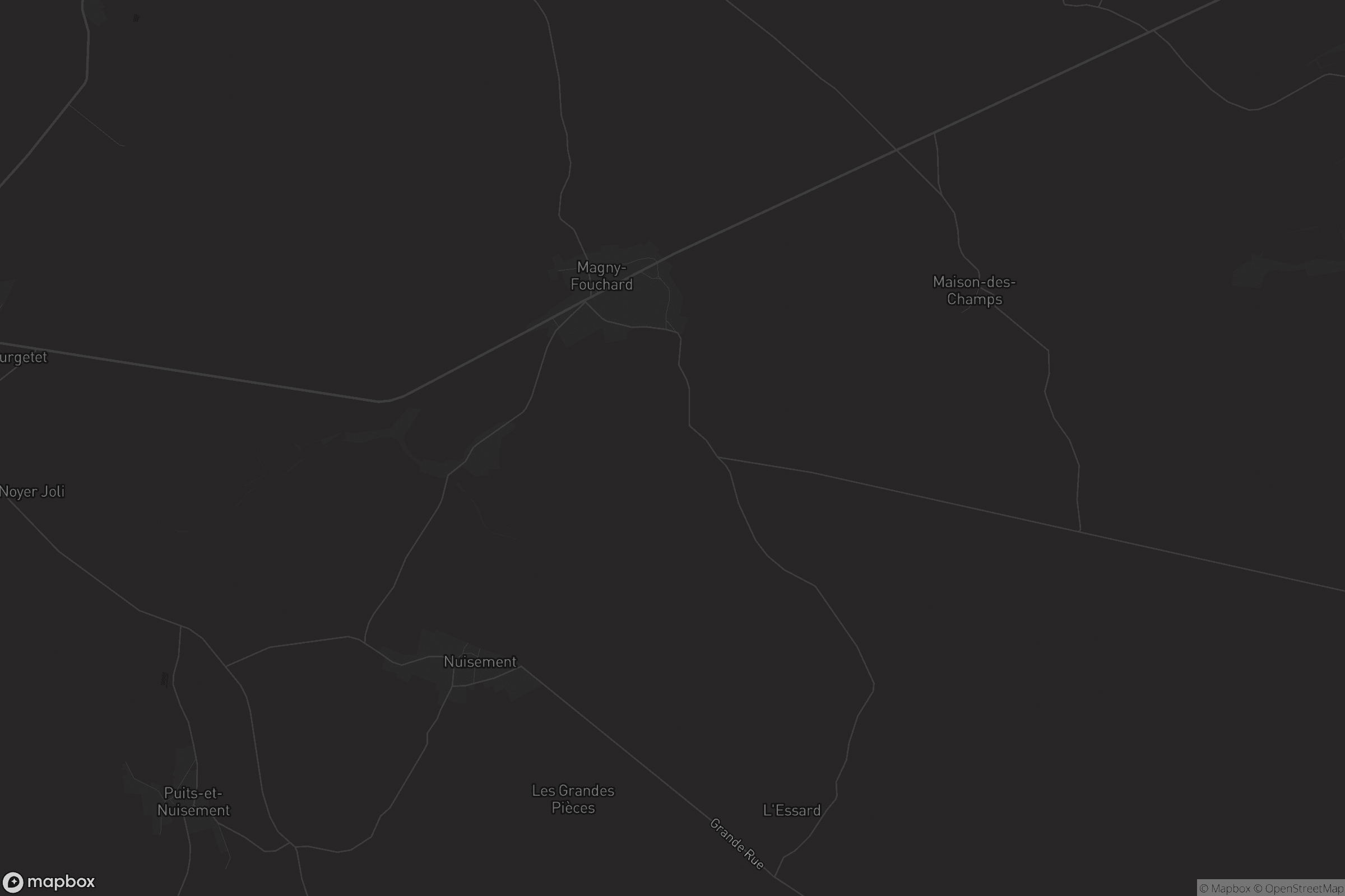 Carte de Magny-Fouchard