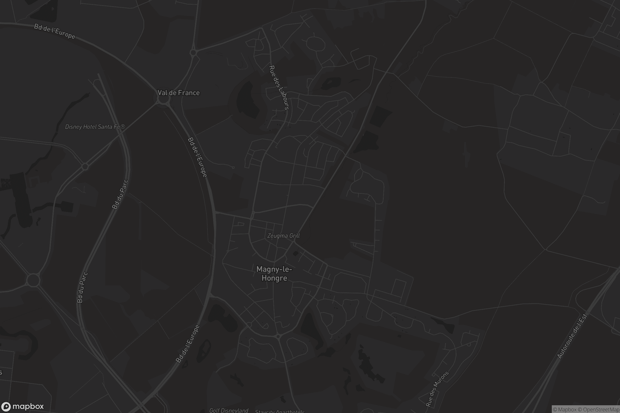 Carte de Magny-le-Hongre