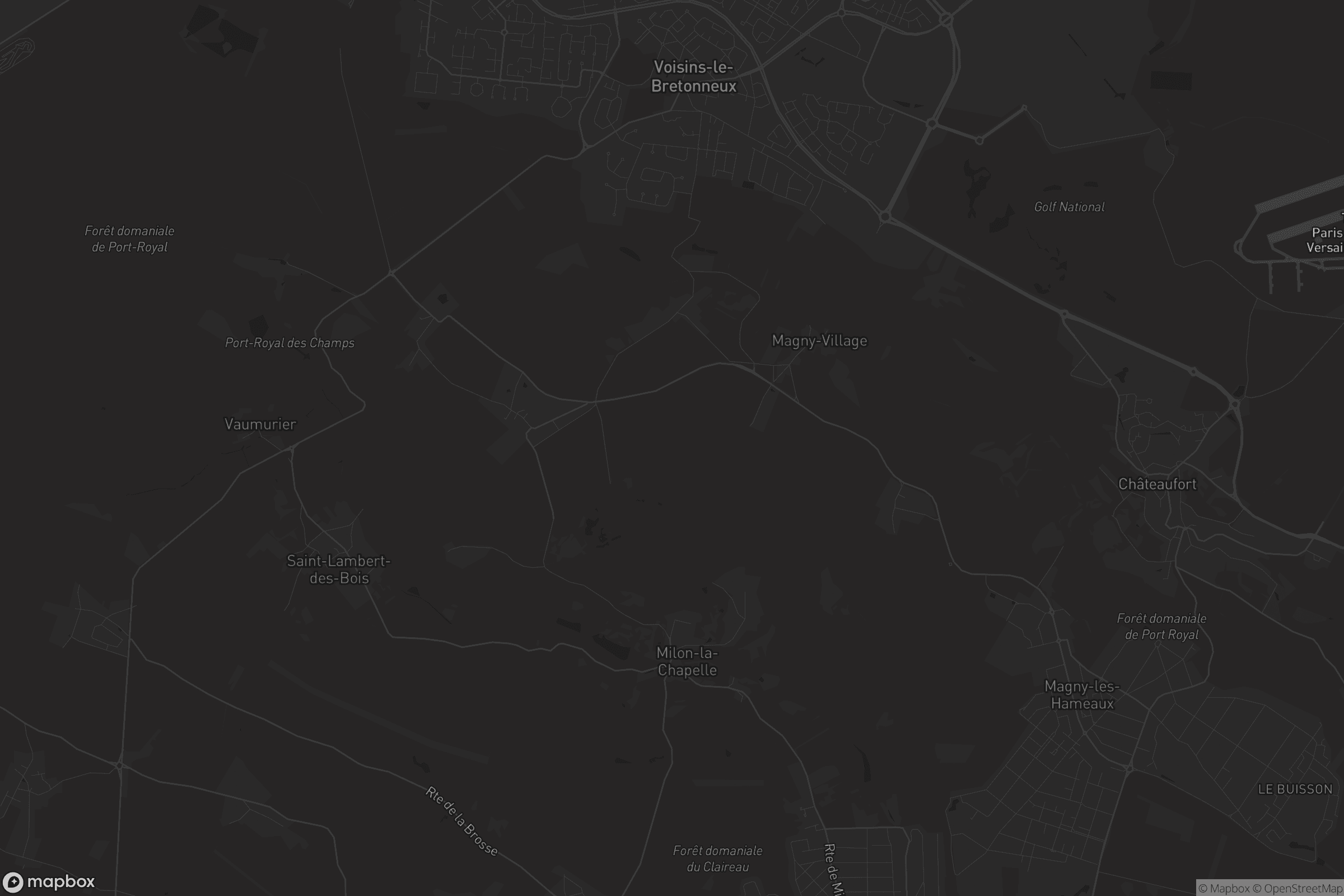 Carte de Magny-les-Hameaux