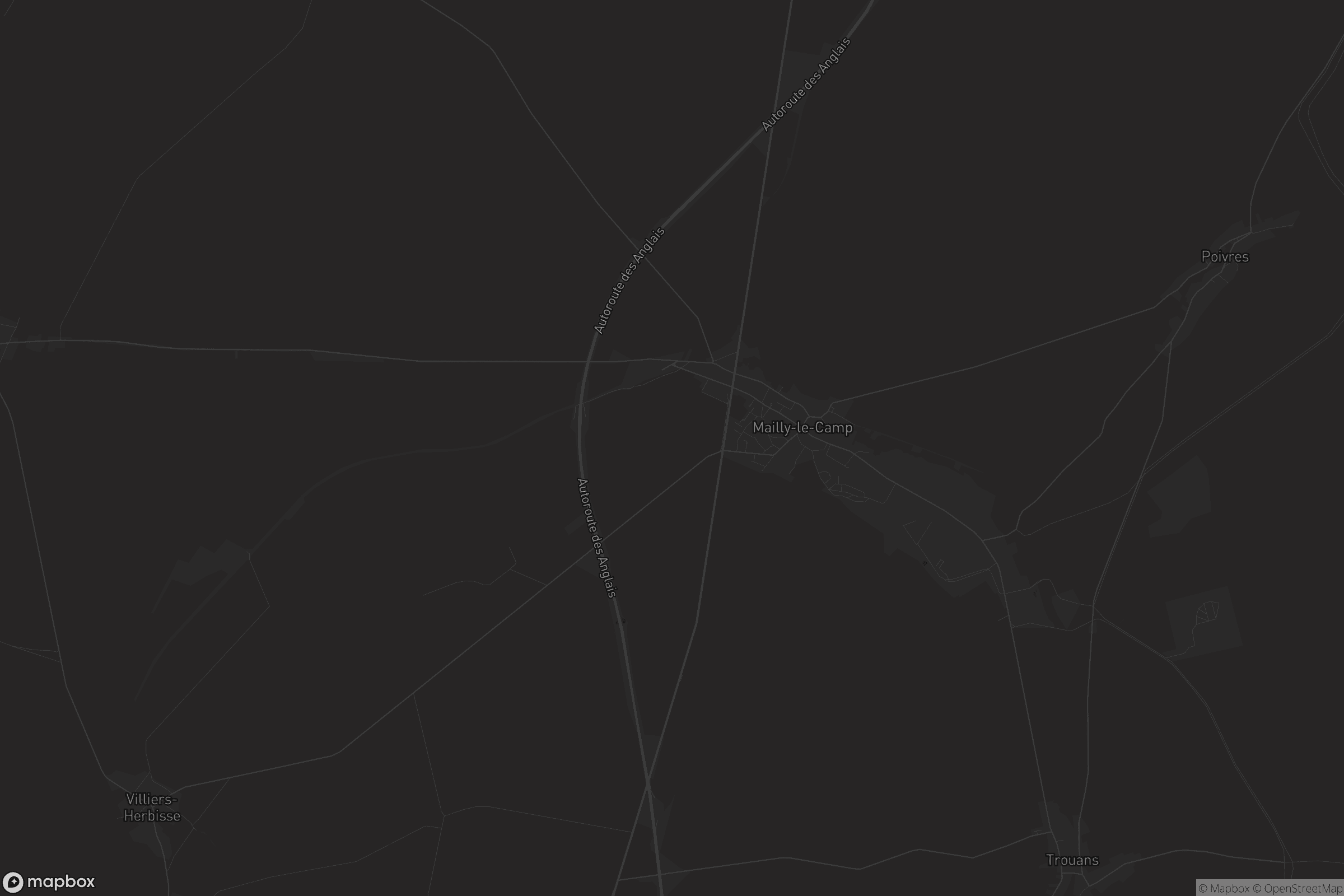 Carte de Mailly-le-Camp