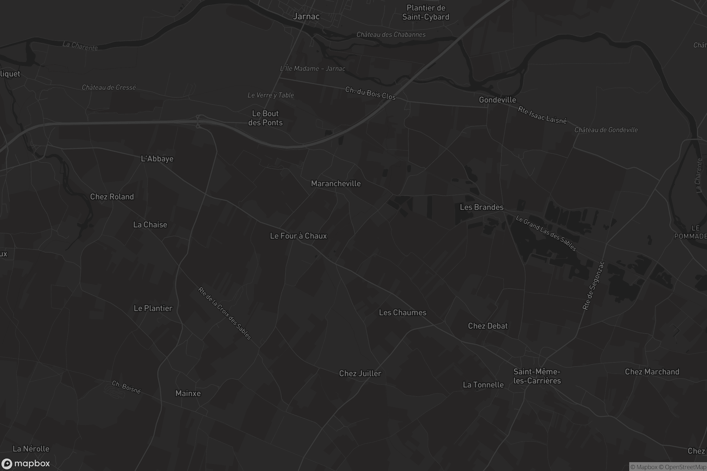 Carte de Mainxe-Gondeville