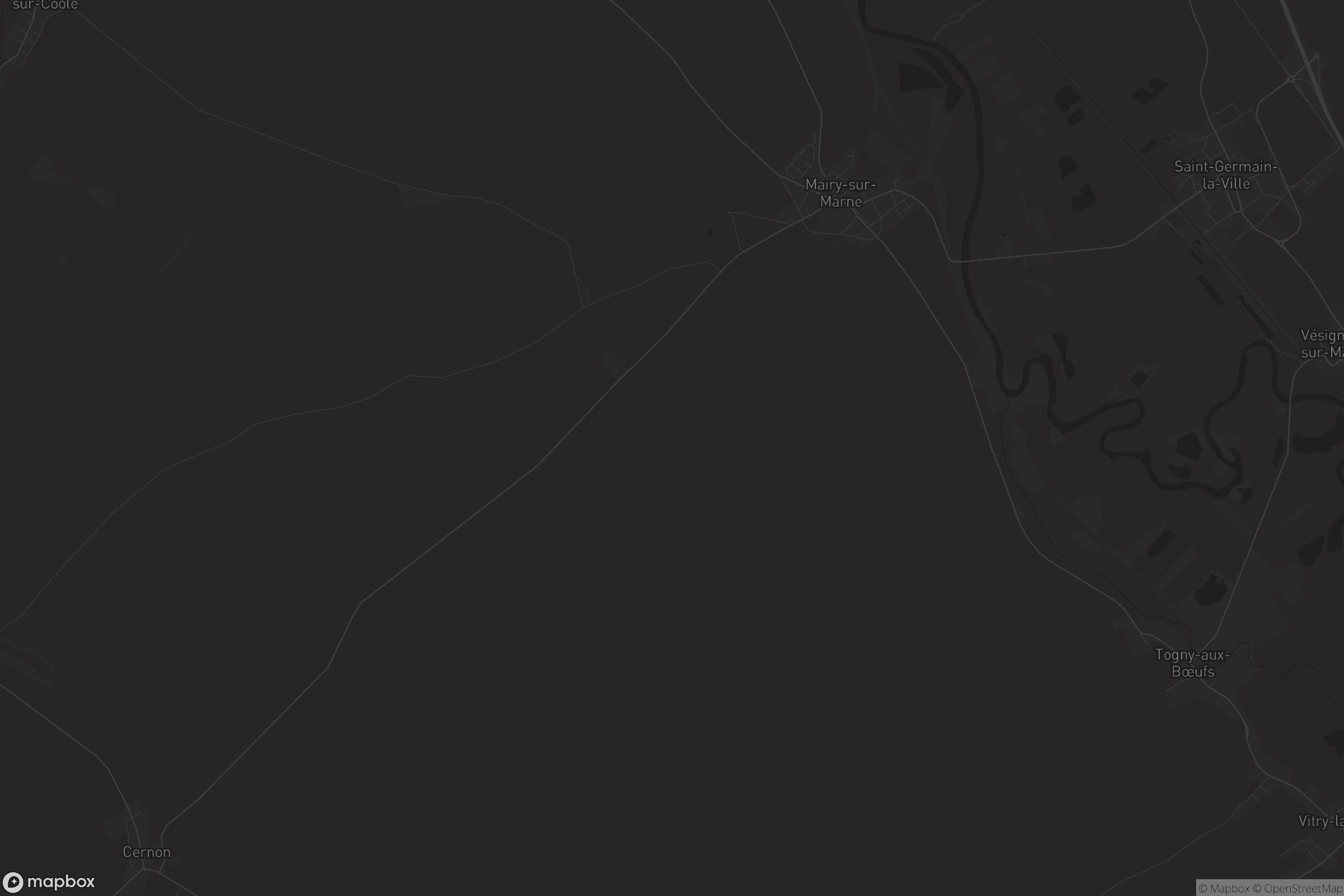 Carte de Mairy-sur-Marne