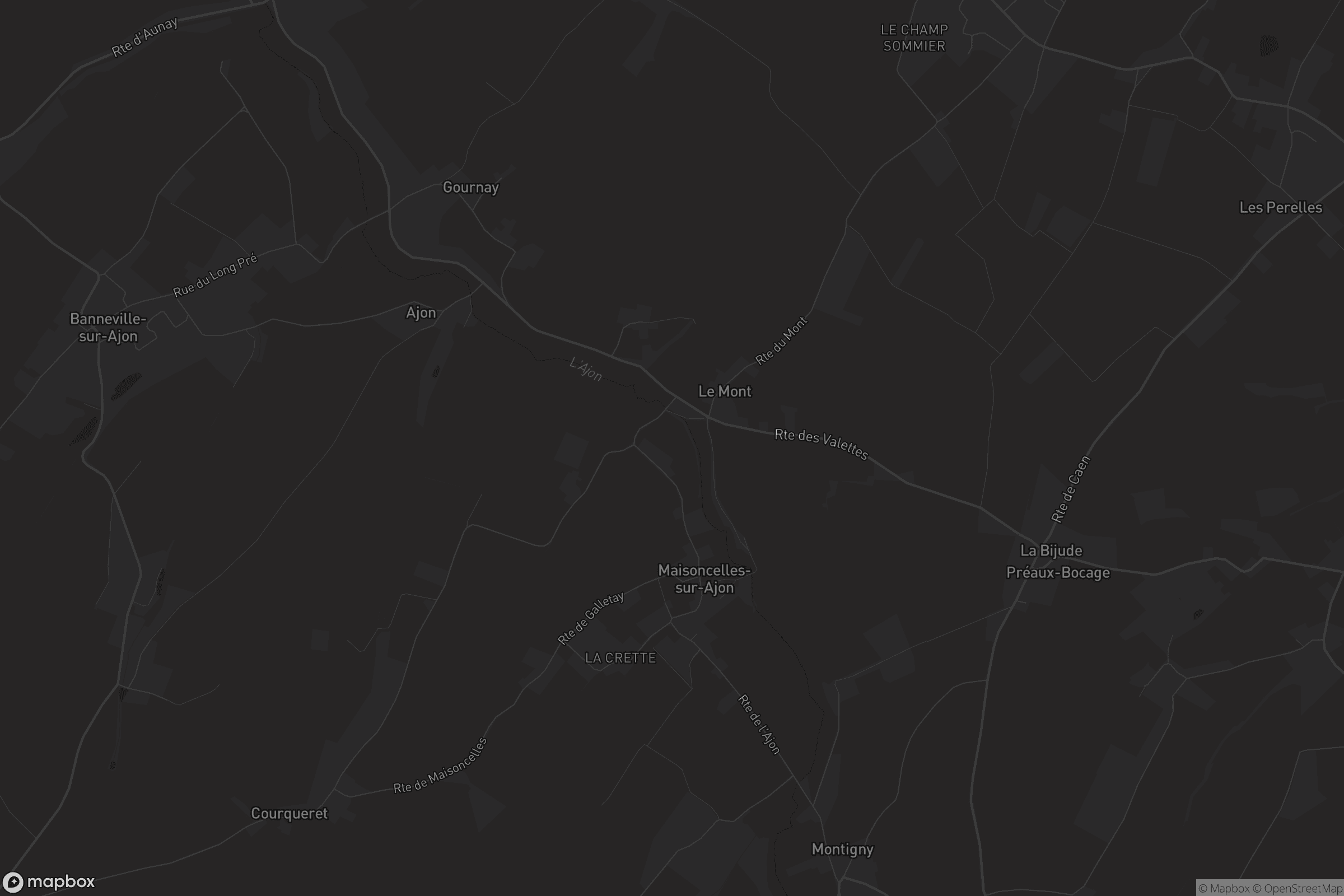 Carte de Maisoncelles-sur-Ajon