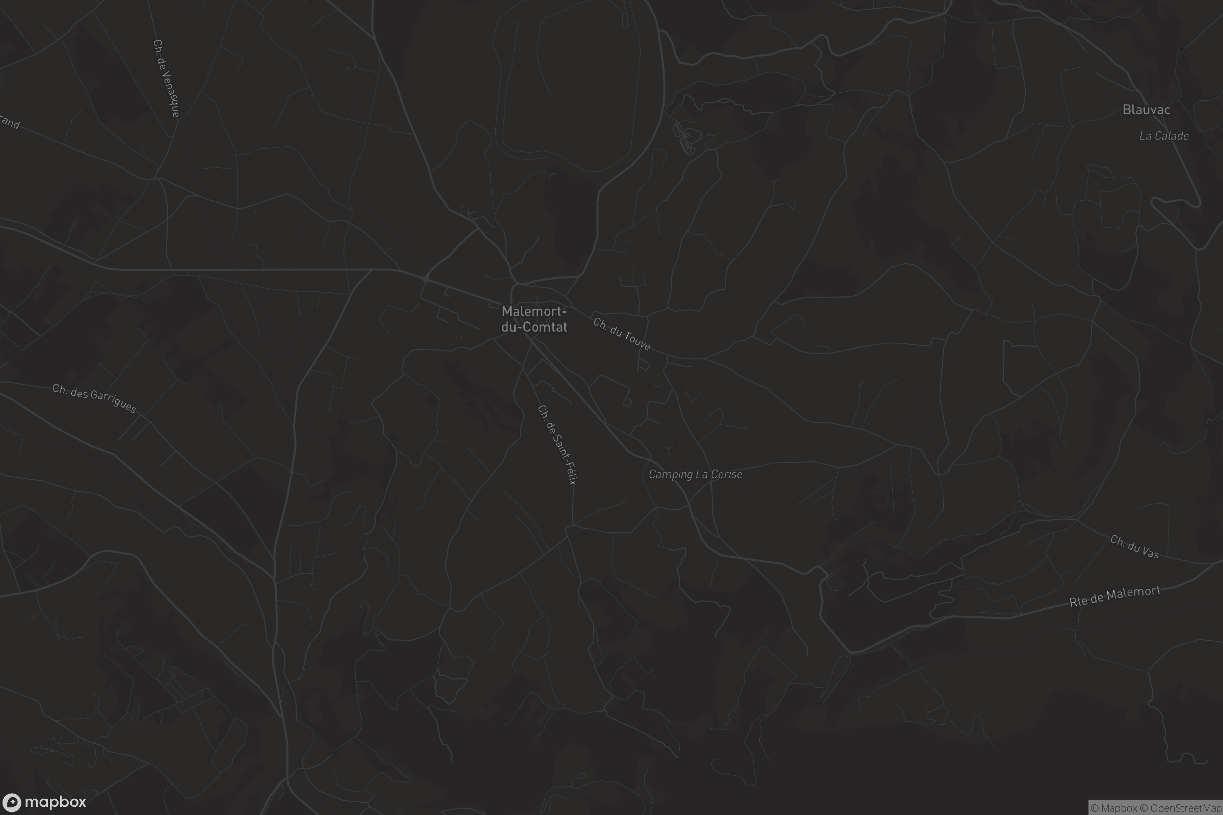 Carte de Malemort-du-Comtat