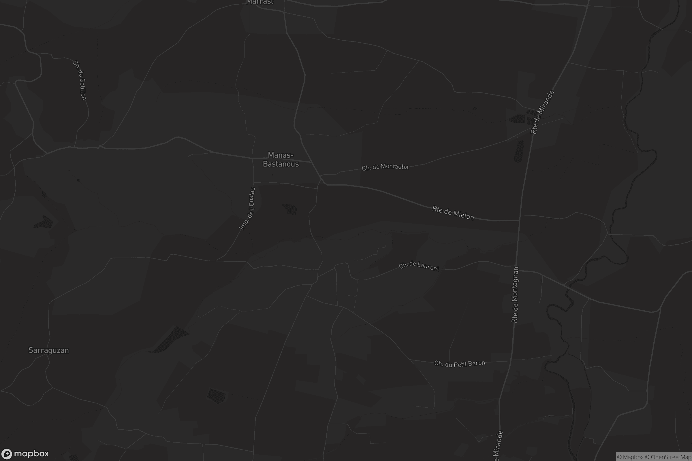 Carte de Manas-Bastanous