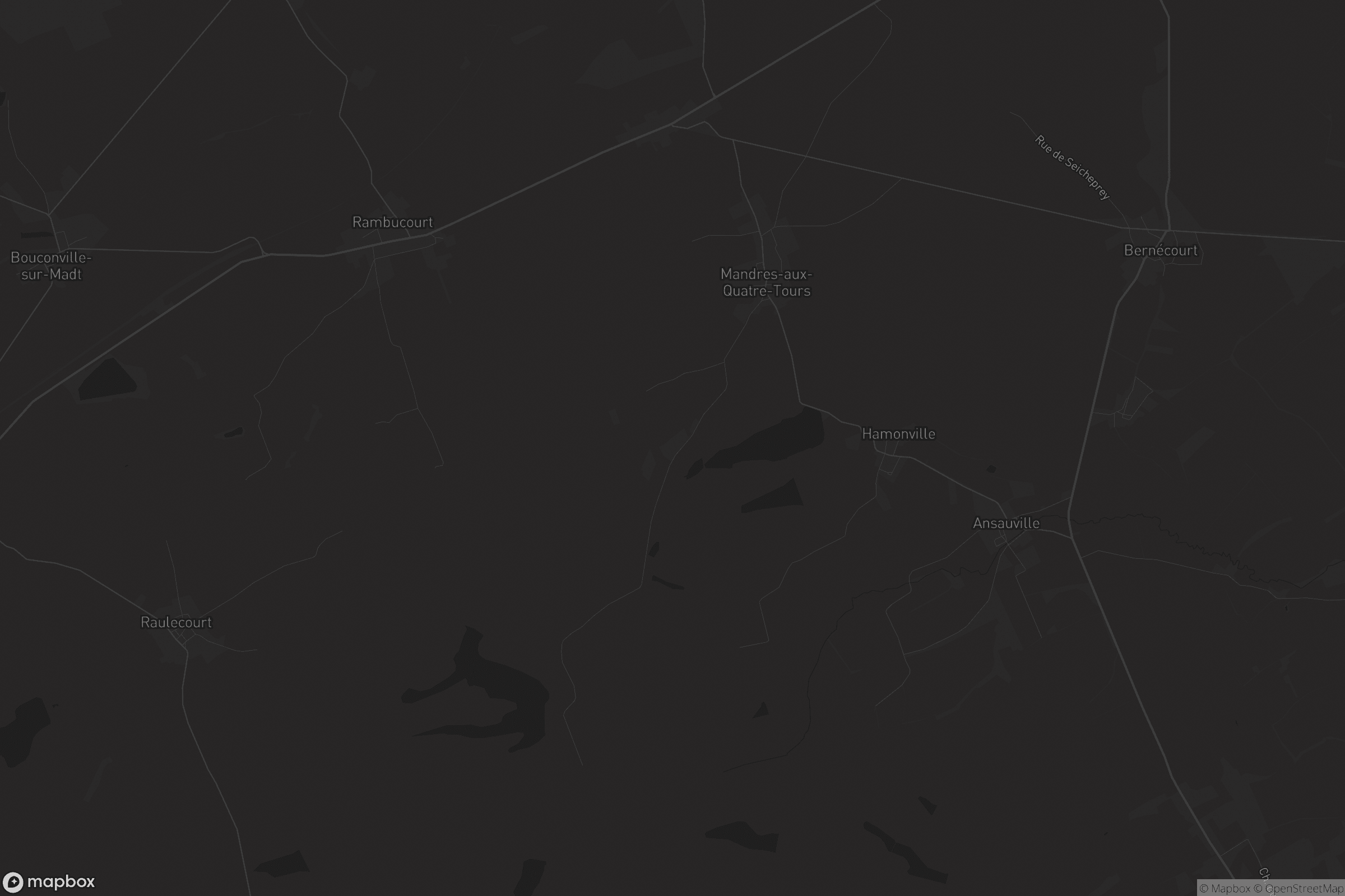 Carte de Mandres-aux-Quatre-Tours