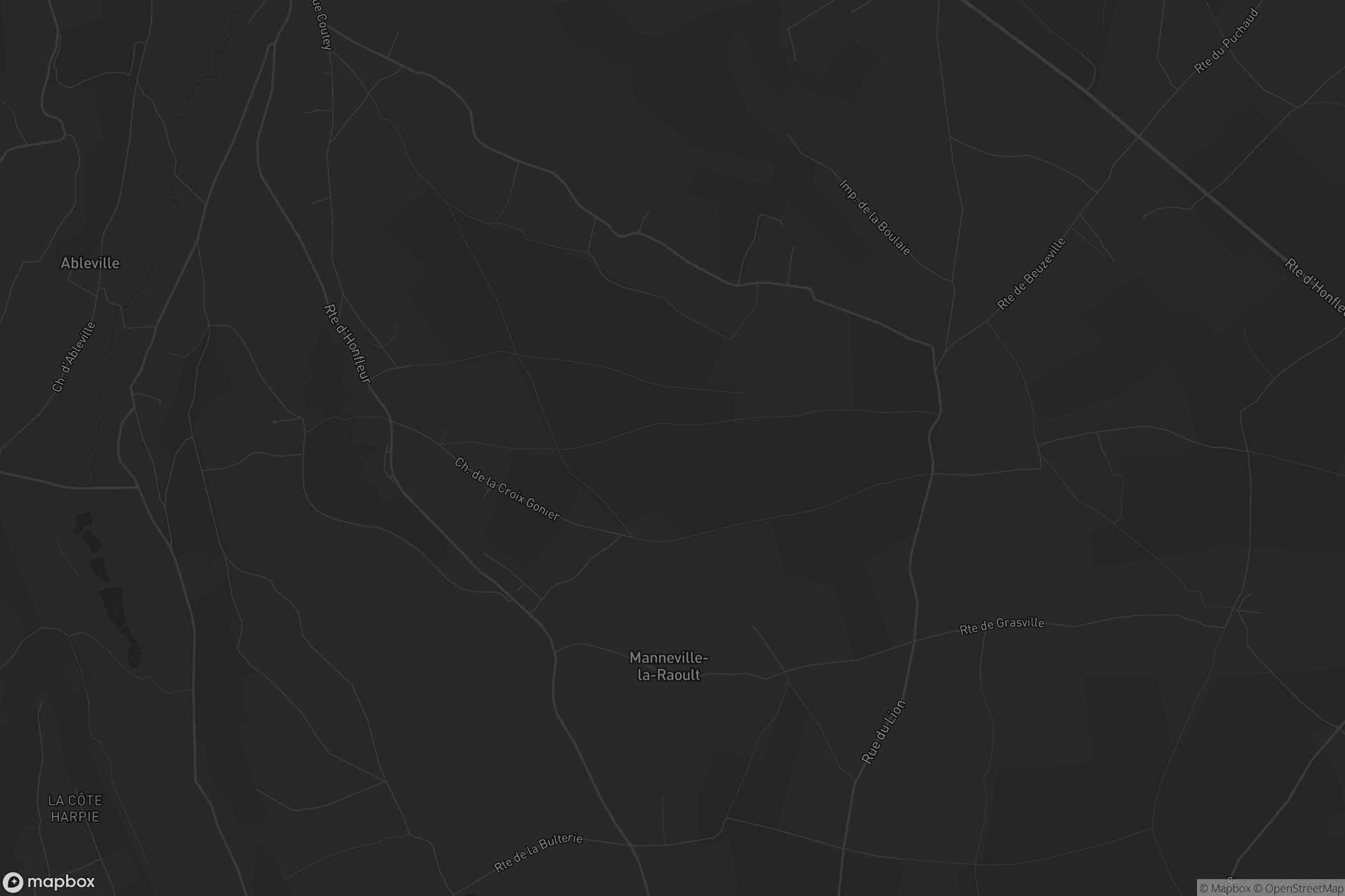 Carte de Manneville-la-Raoult