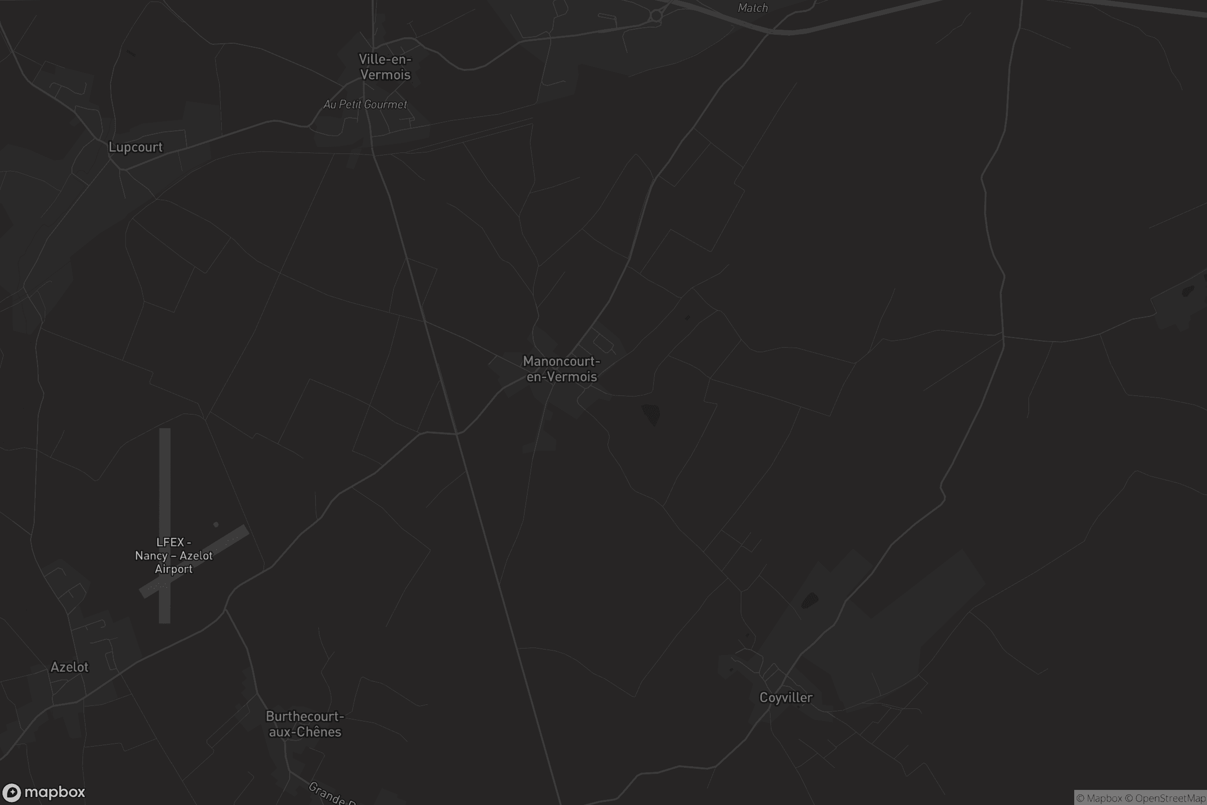 Carte de Manoncourt-en-Vermois