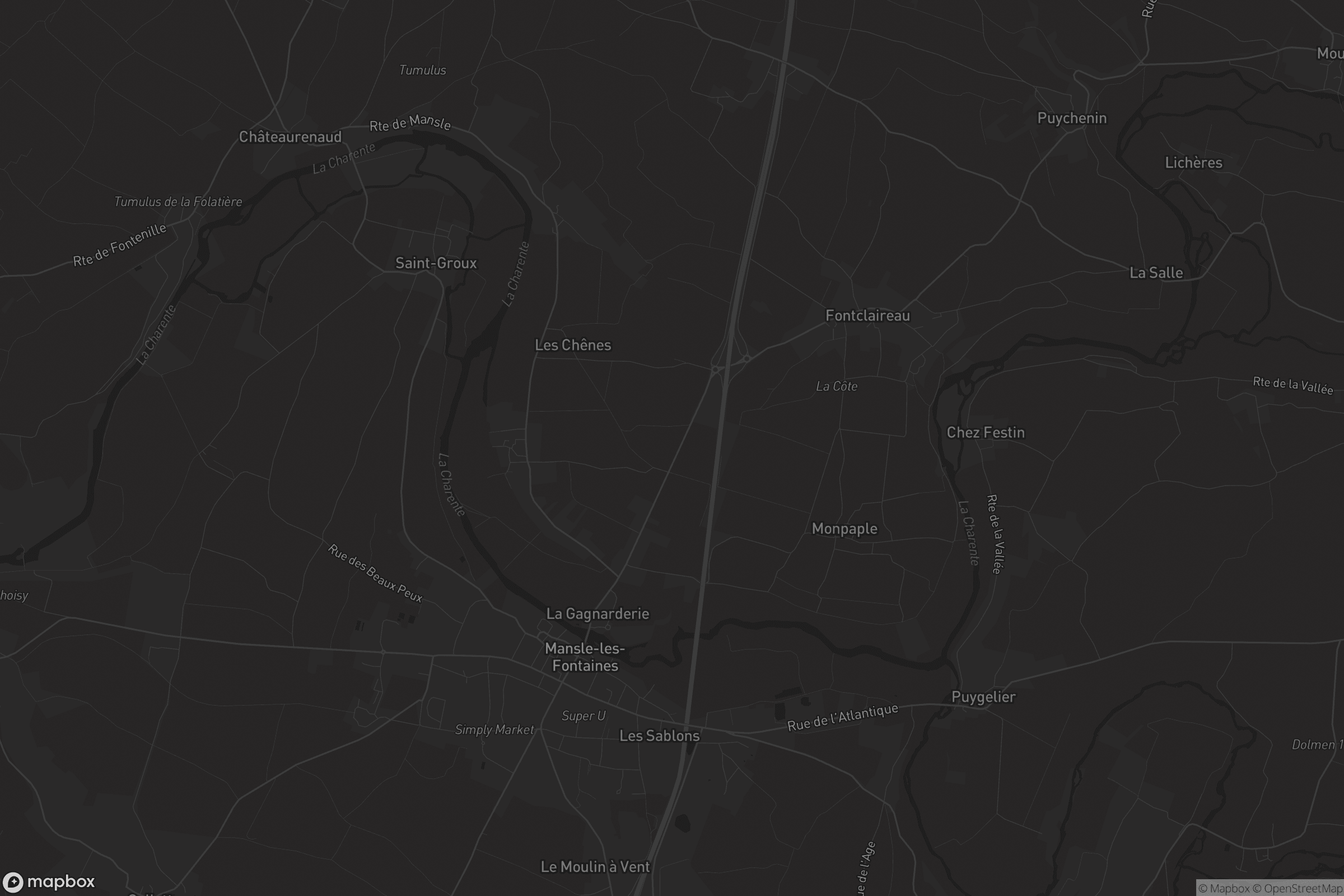 Carte de Mansle-les-Fontaines