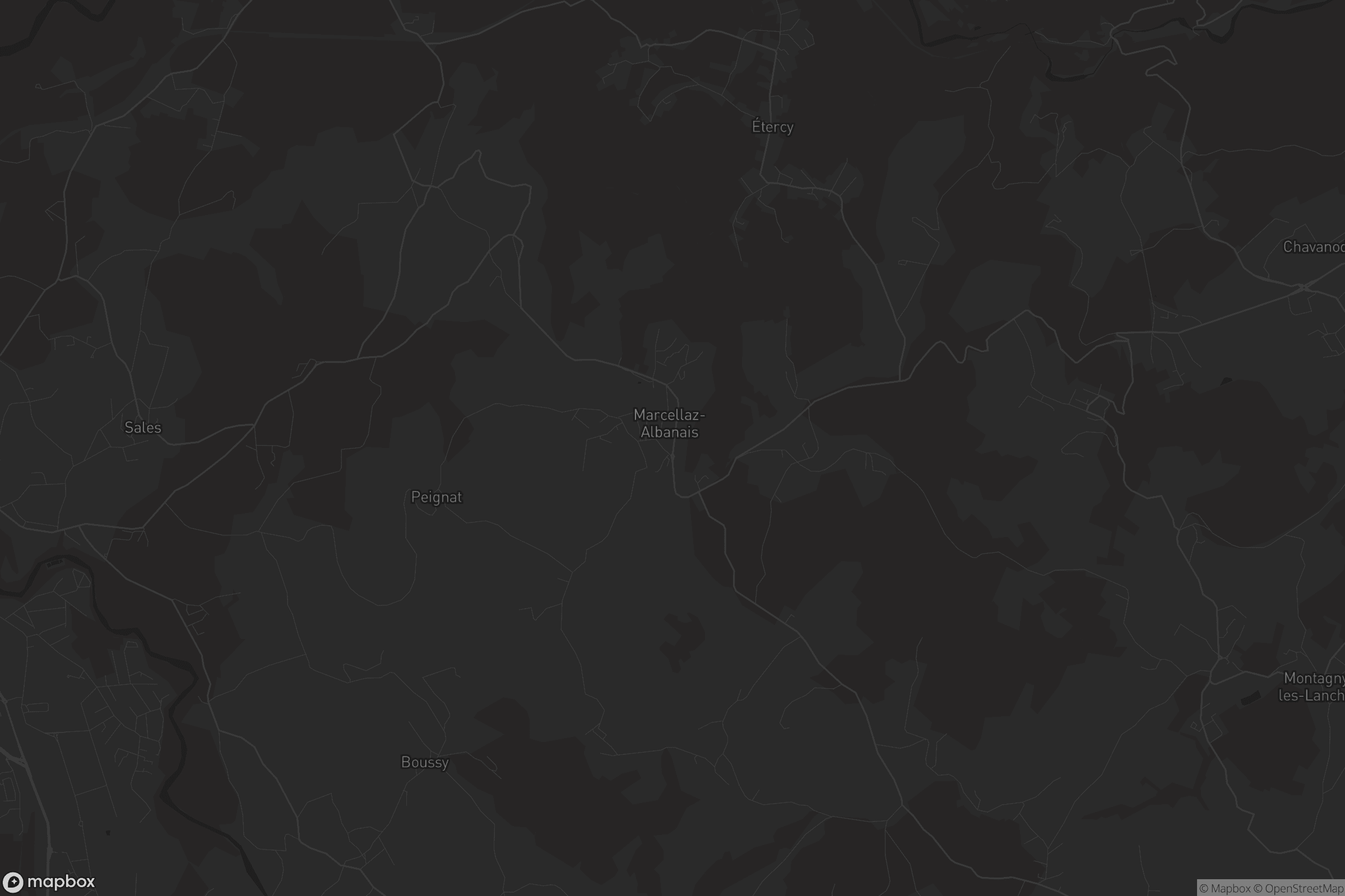 Carte de Marcellaz-Albanais